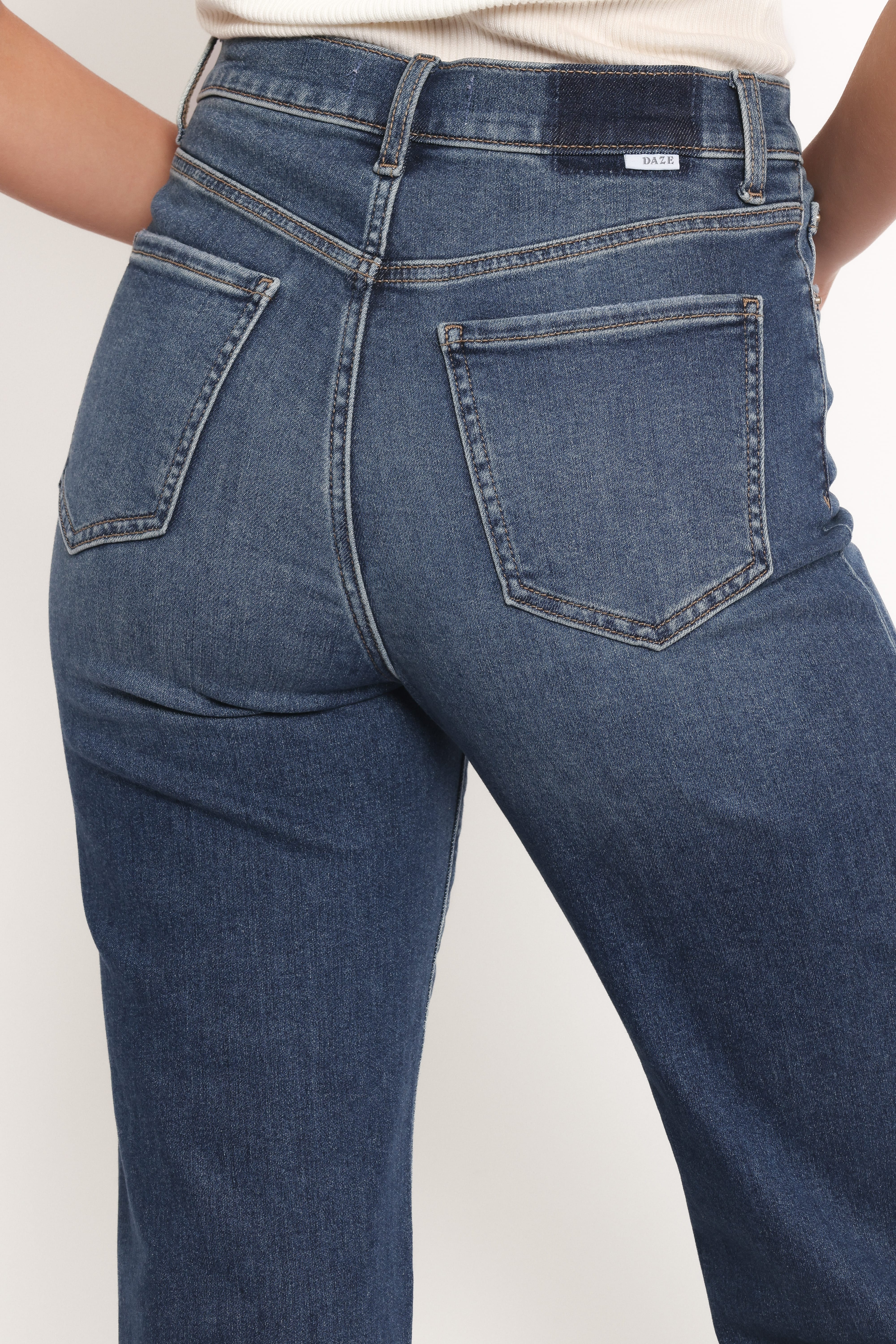 Pleaser Wide Leg Crop Jean - Uptown - Image 8