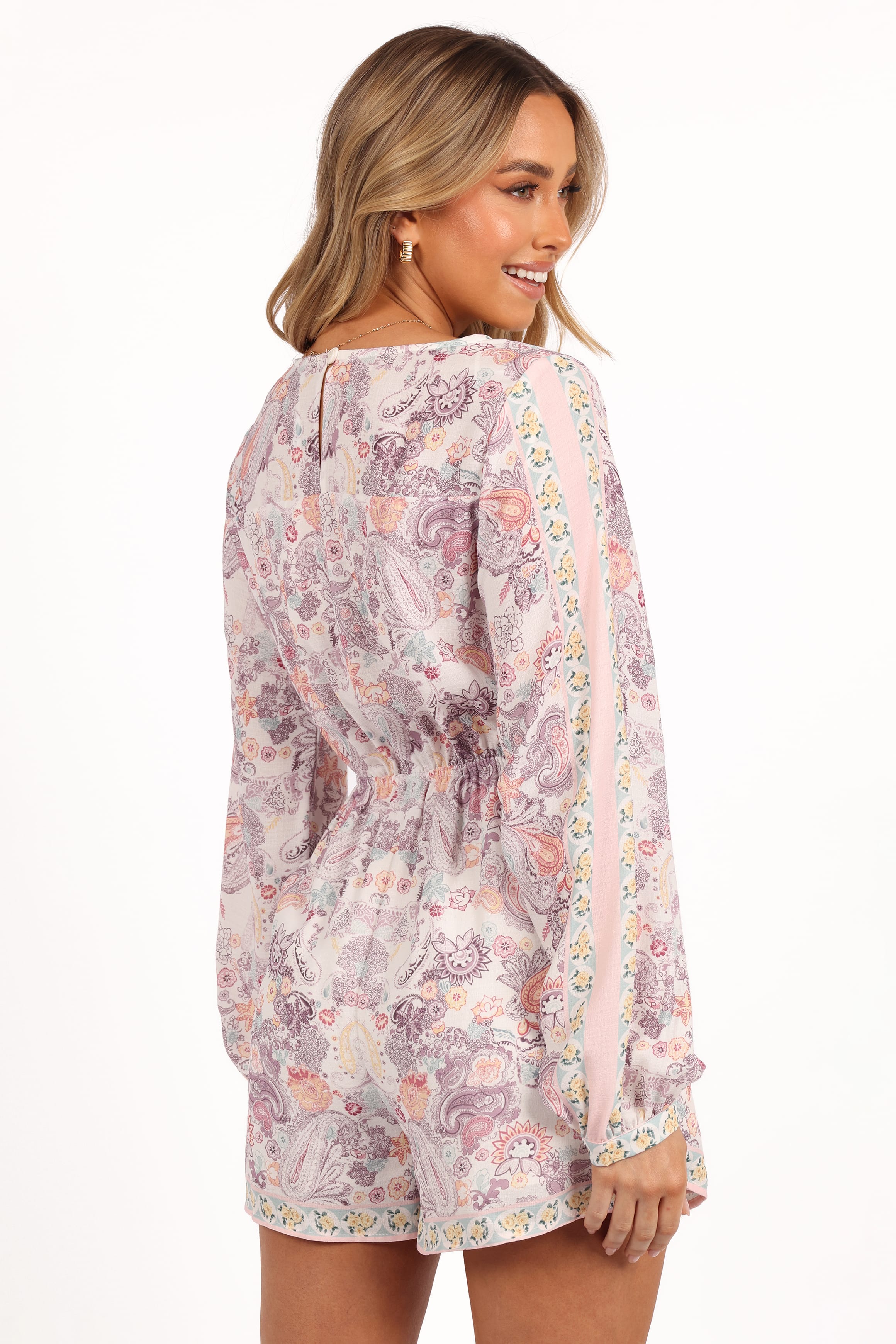 Positano Playsuit - White Multi - Image 4