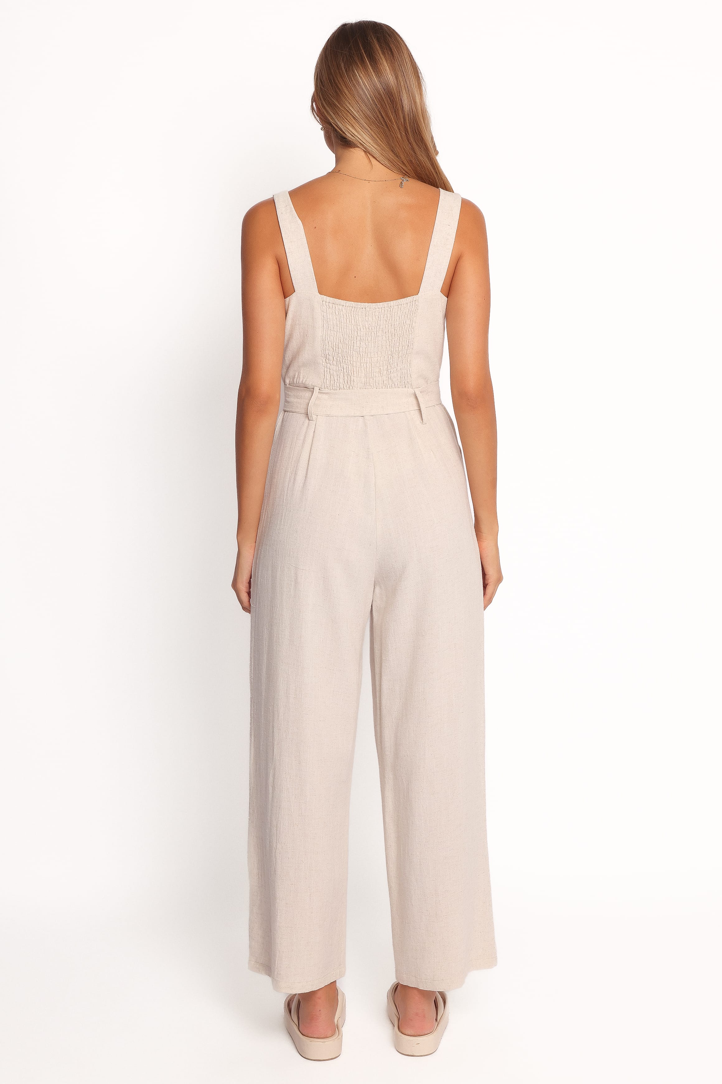 Rachel Jumpsuit - Beige - Image 3
