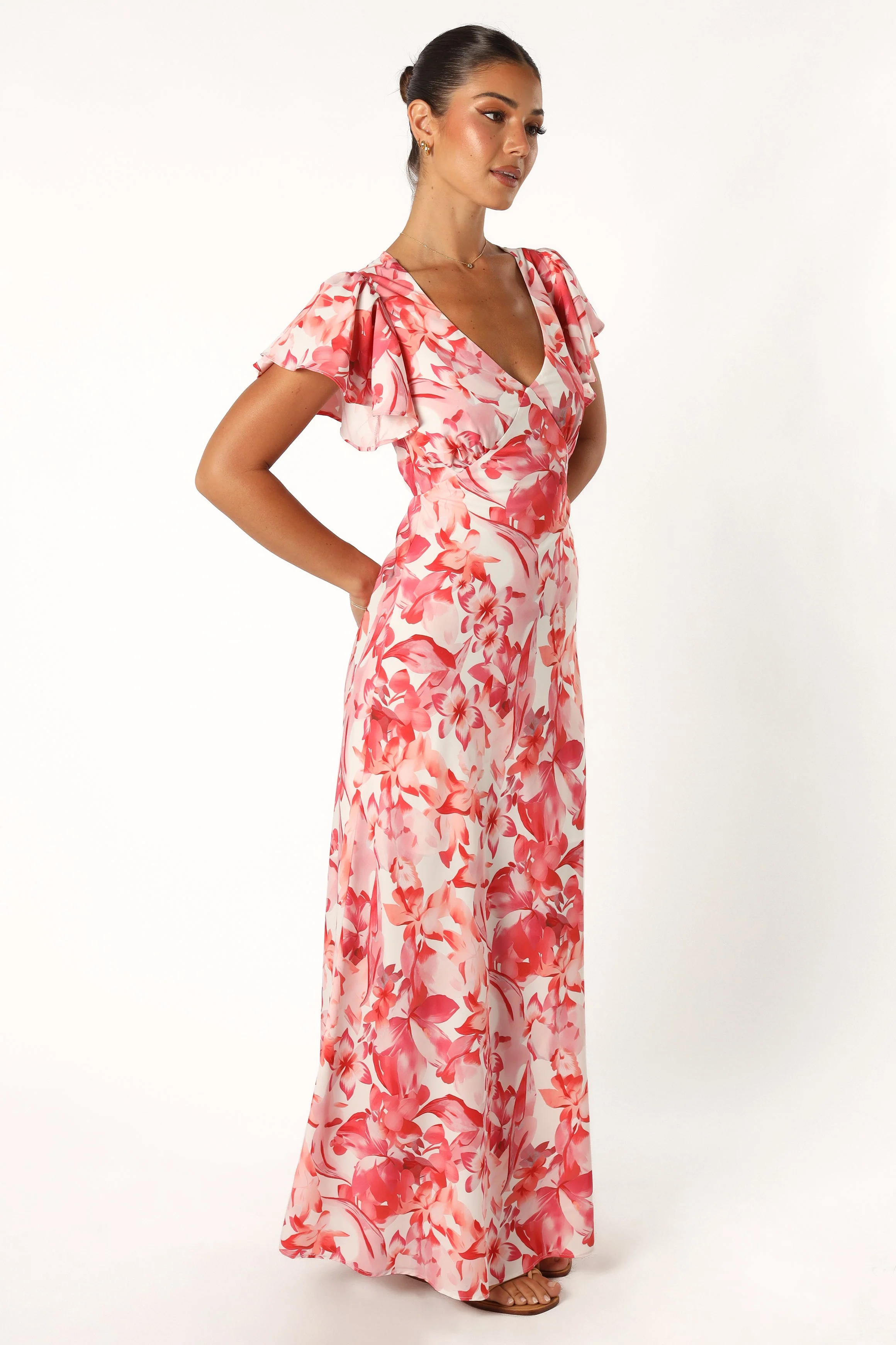 Ramsey Maxi Dress - Red Floral - Image 5