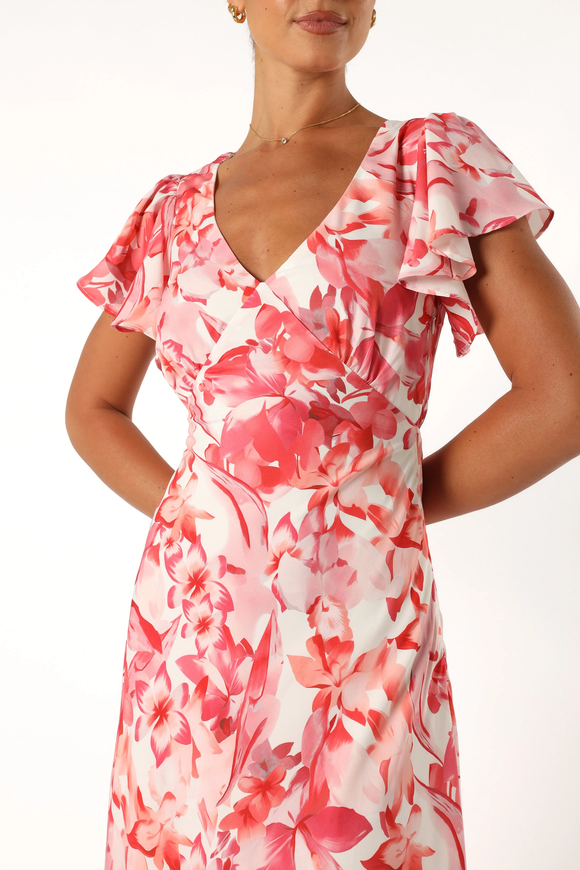 Ramsey Maxi Dress - Red Floral - Image 7