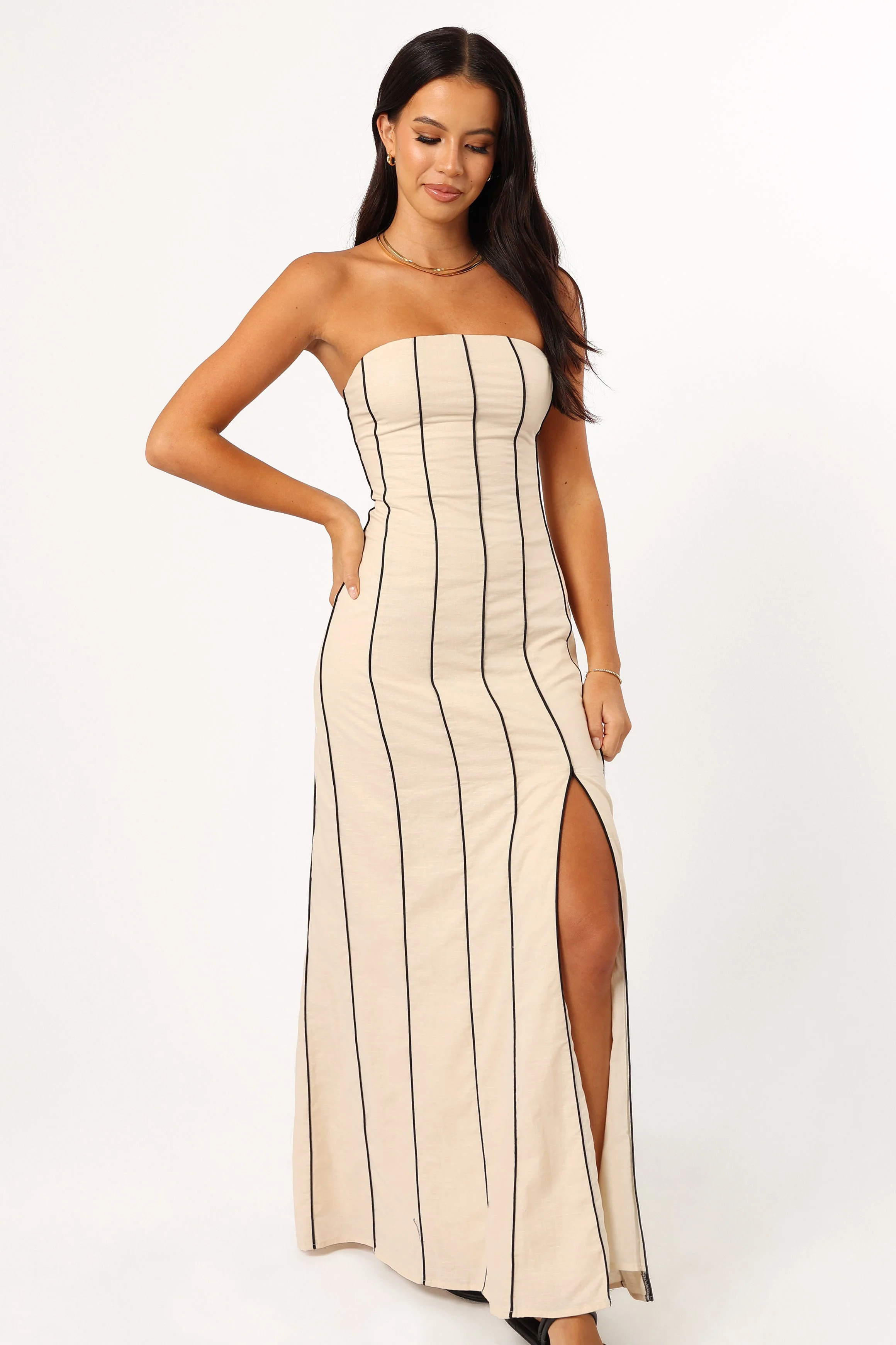 Ravello Maxi Dress - Cream - Image 2