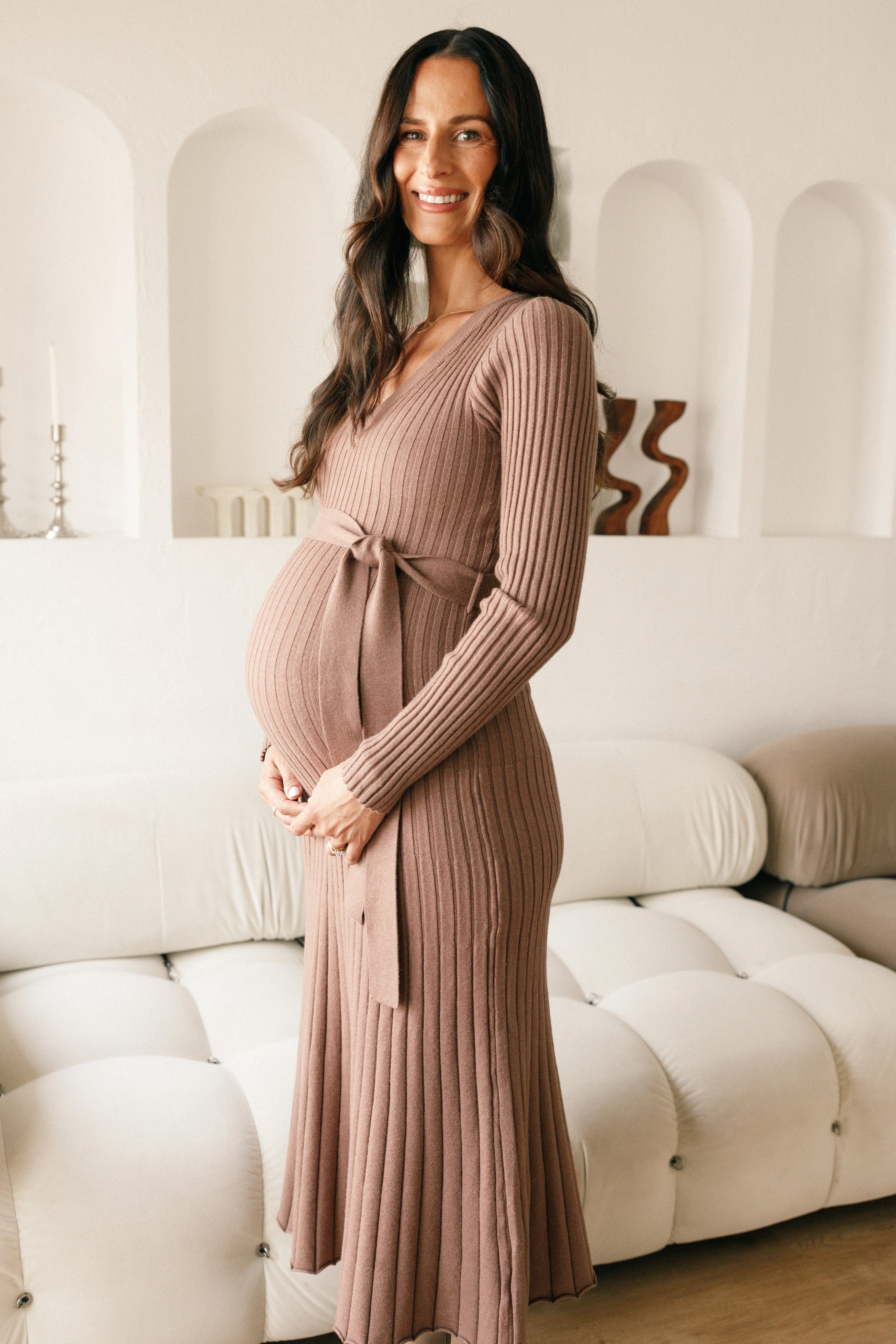 Reigan Dress - Mocha - Image 13