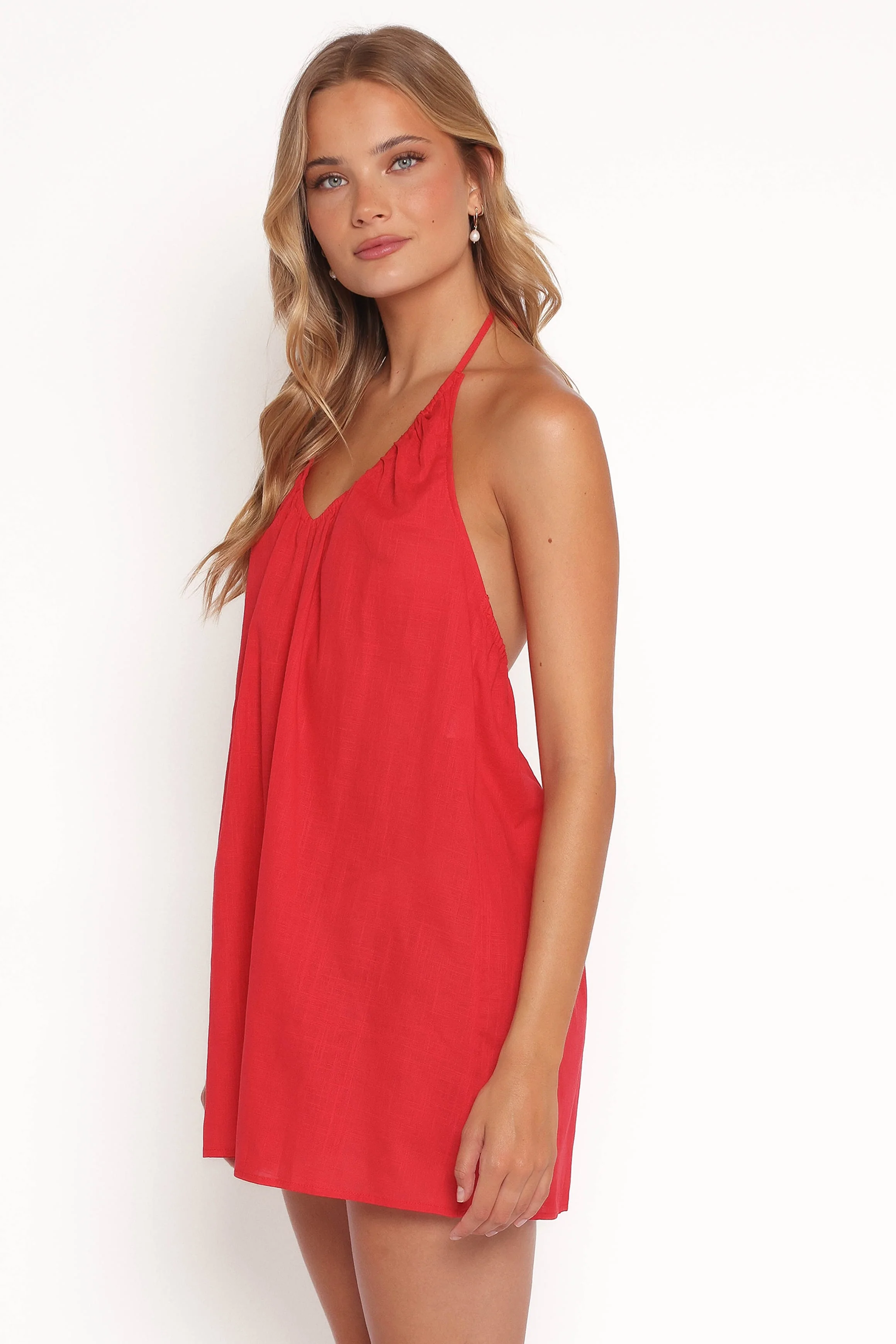 Renata Halter Playsuit - Red - Image 5