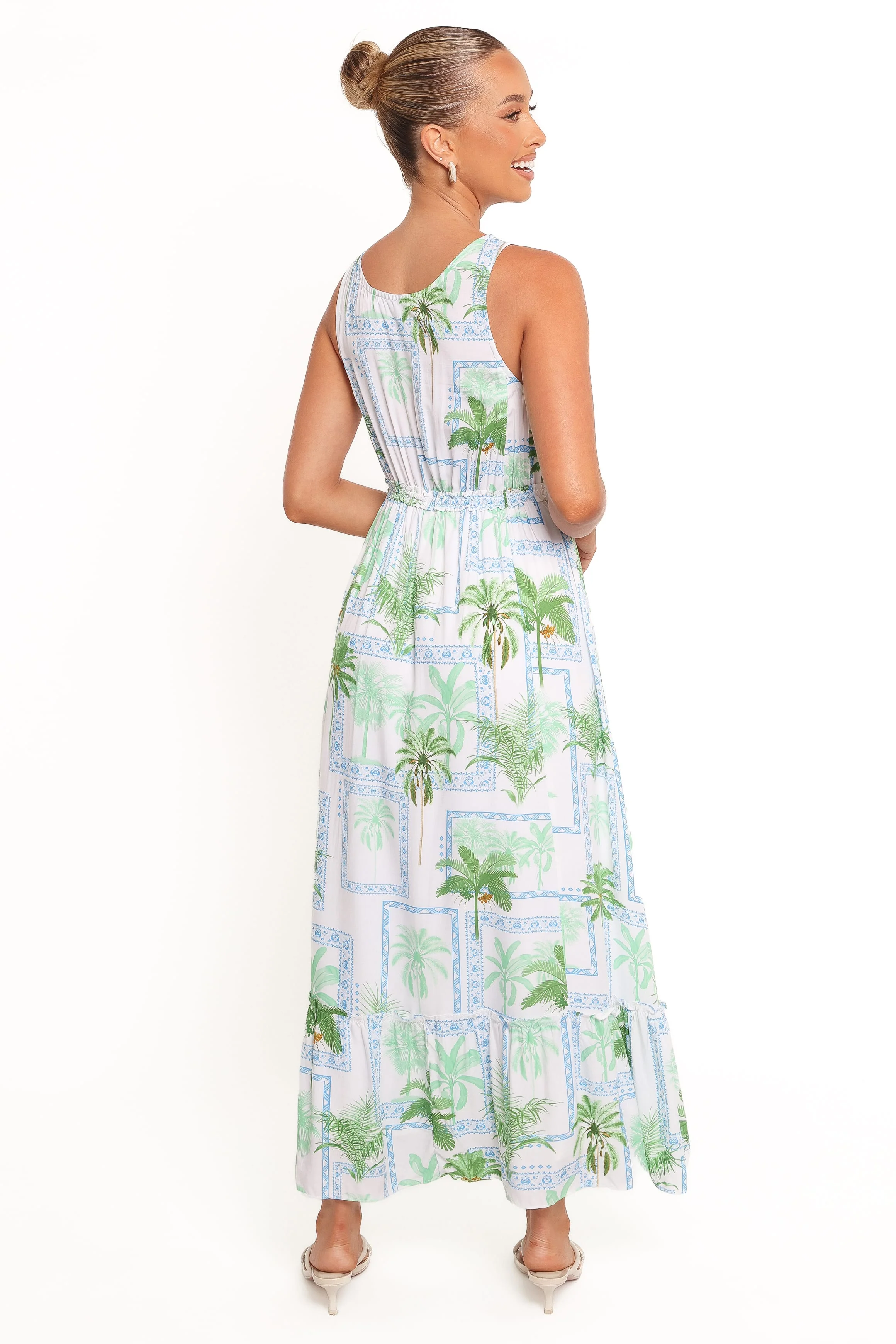 Rhiannon Maxi Dress - Green Multi - Image 4