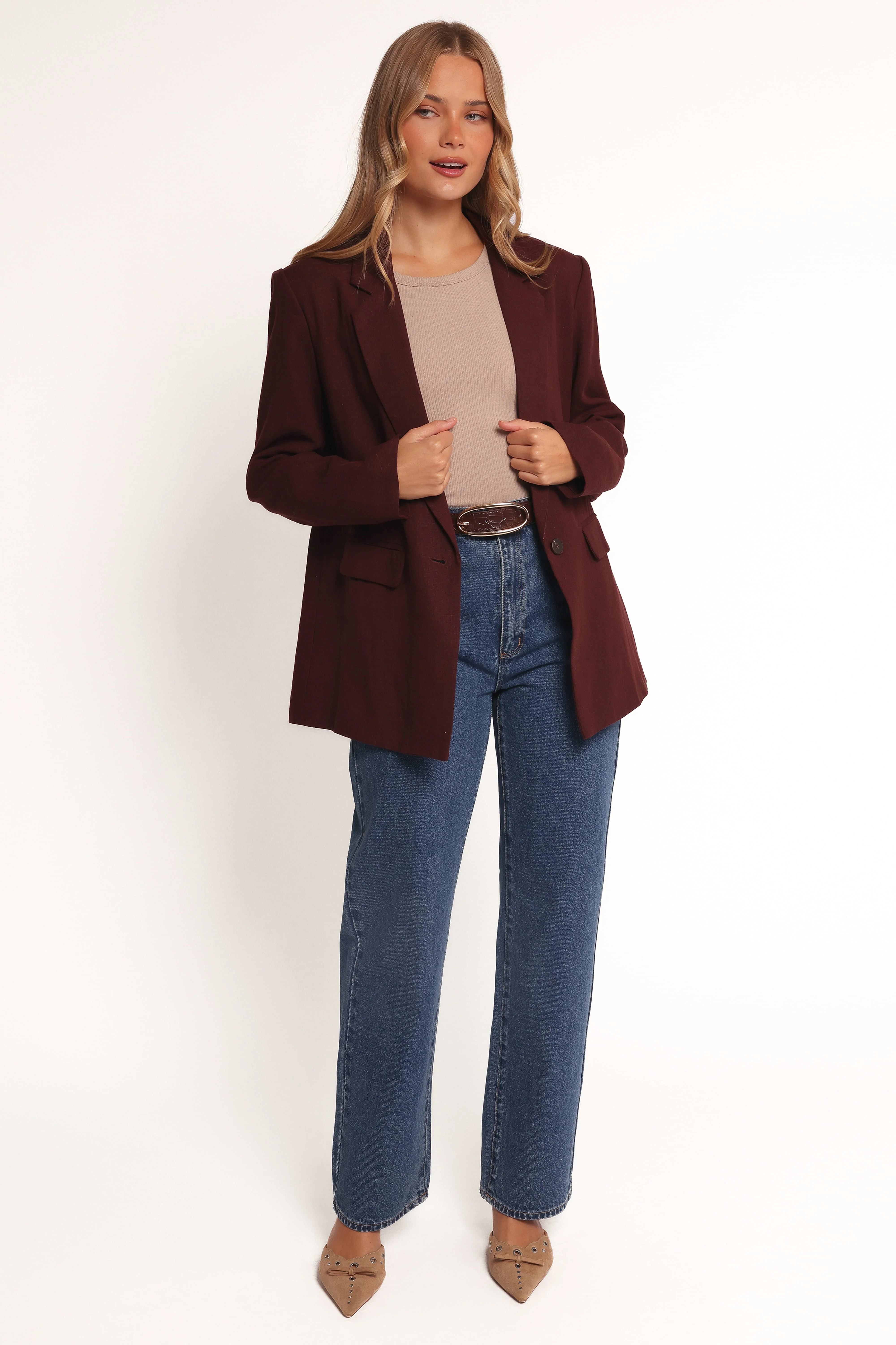 Rhodes Oversized Blazer - Espresso - Image 7