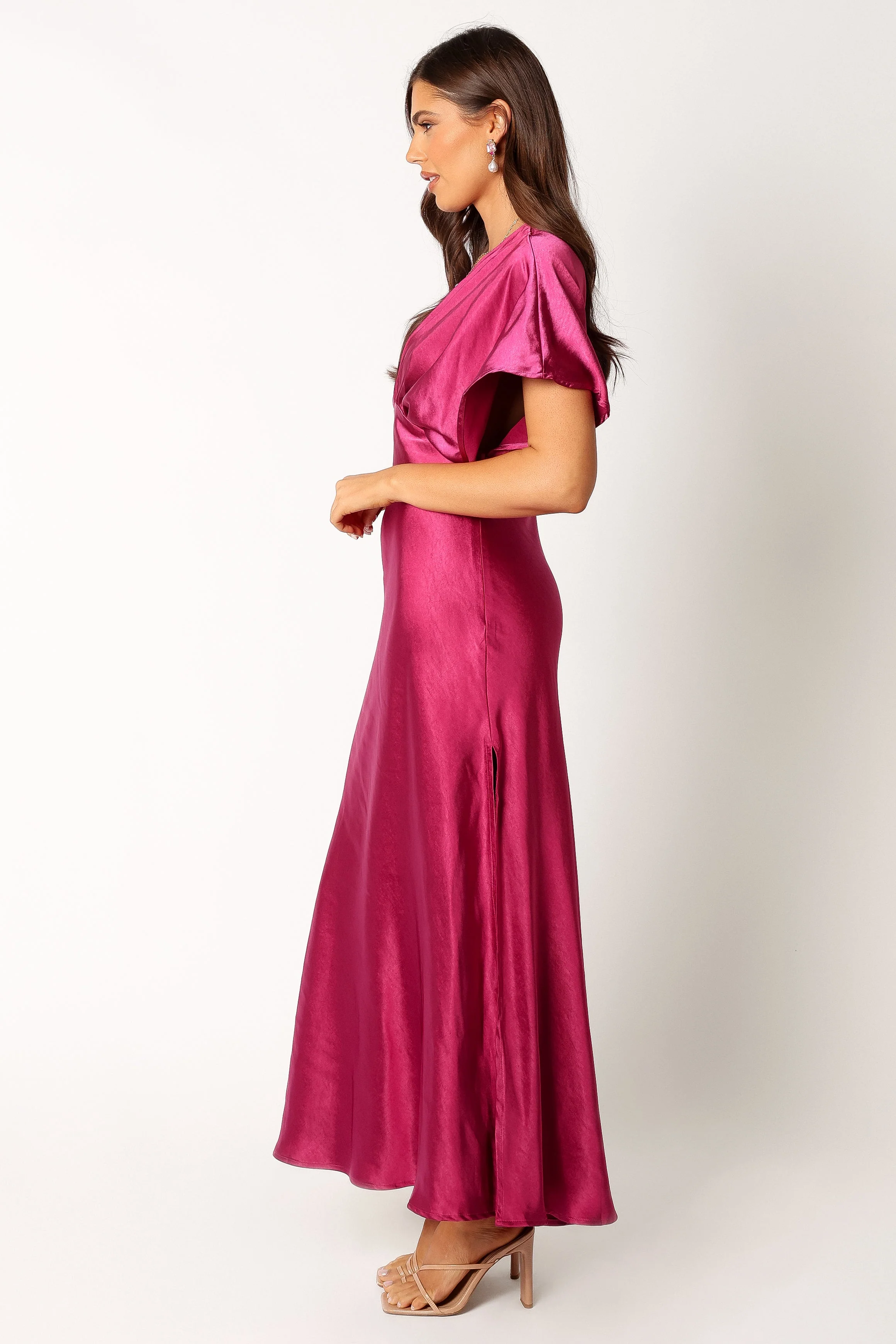 Ricki Maxi Dress - Magenta - Image 2