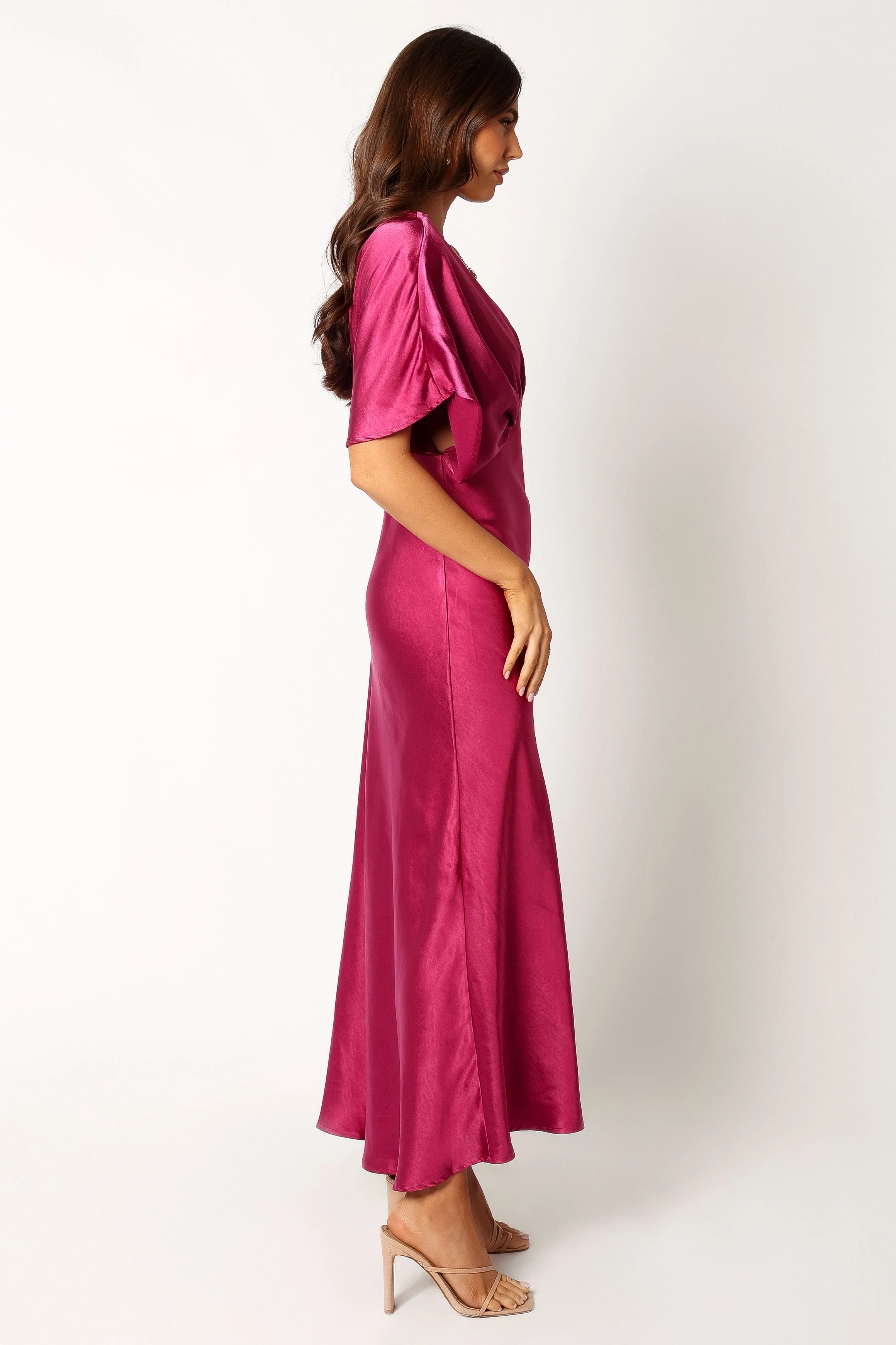 Ricki Maxi Dress - Magenta - Image 5
