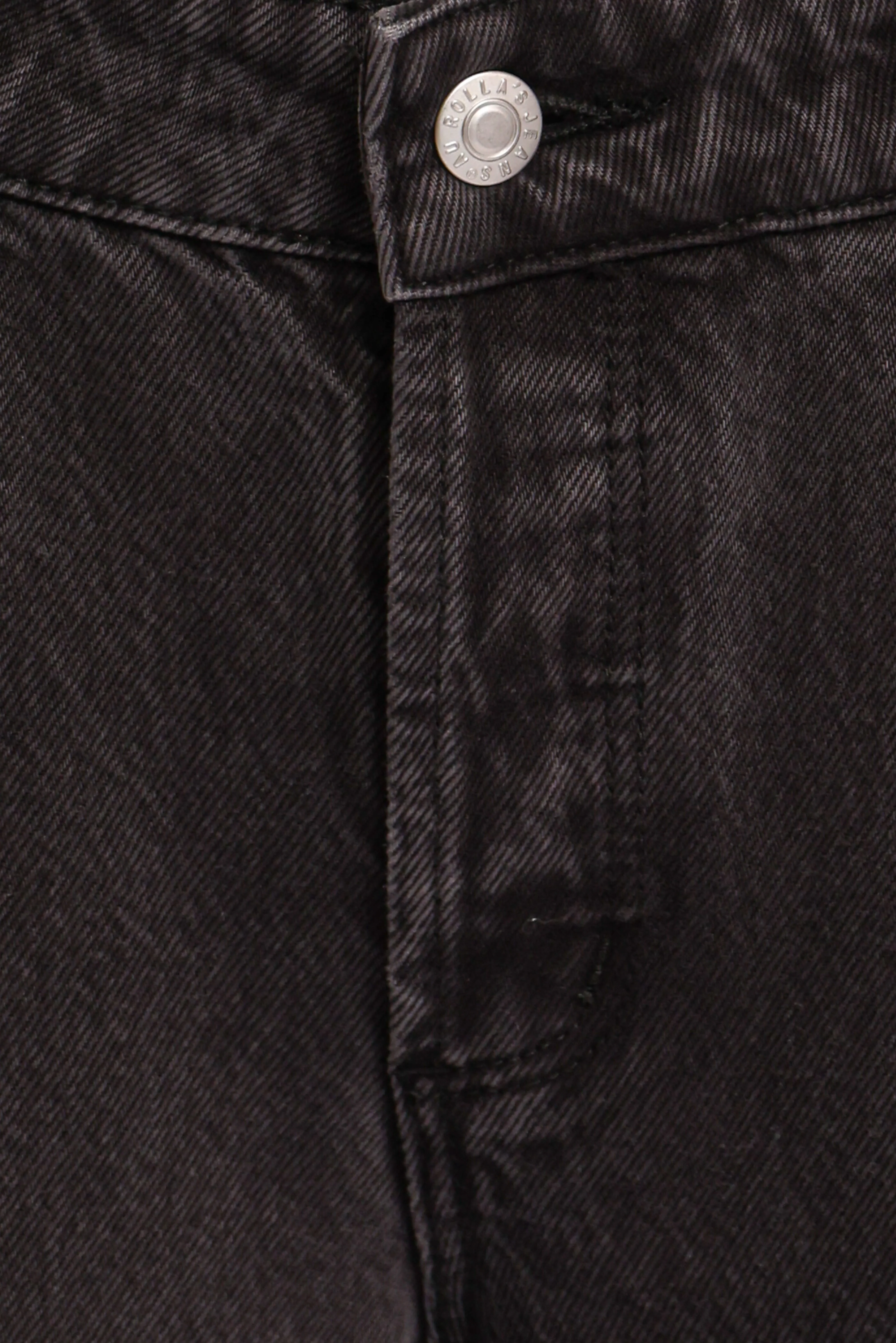 Rollas Heidi Low Rise Jeans - Stone Black - Image 8