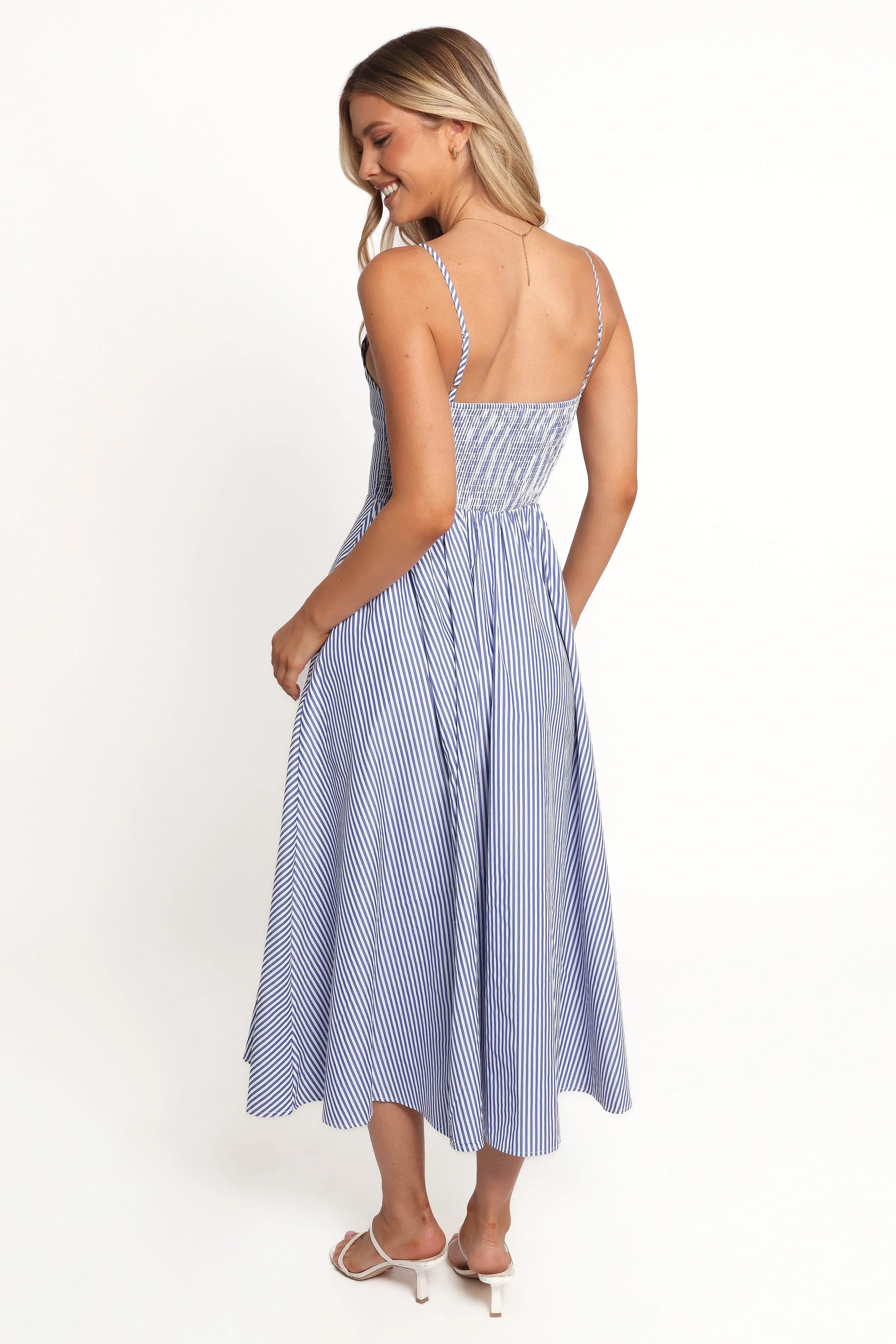 Romilly Strappy Maxi Dress - Light Blue - Image 4