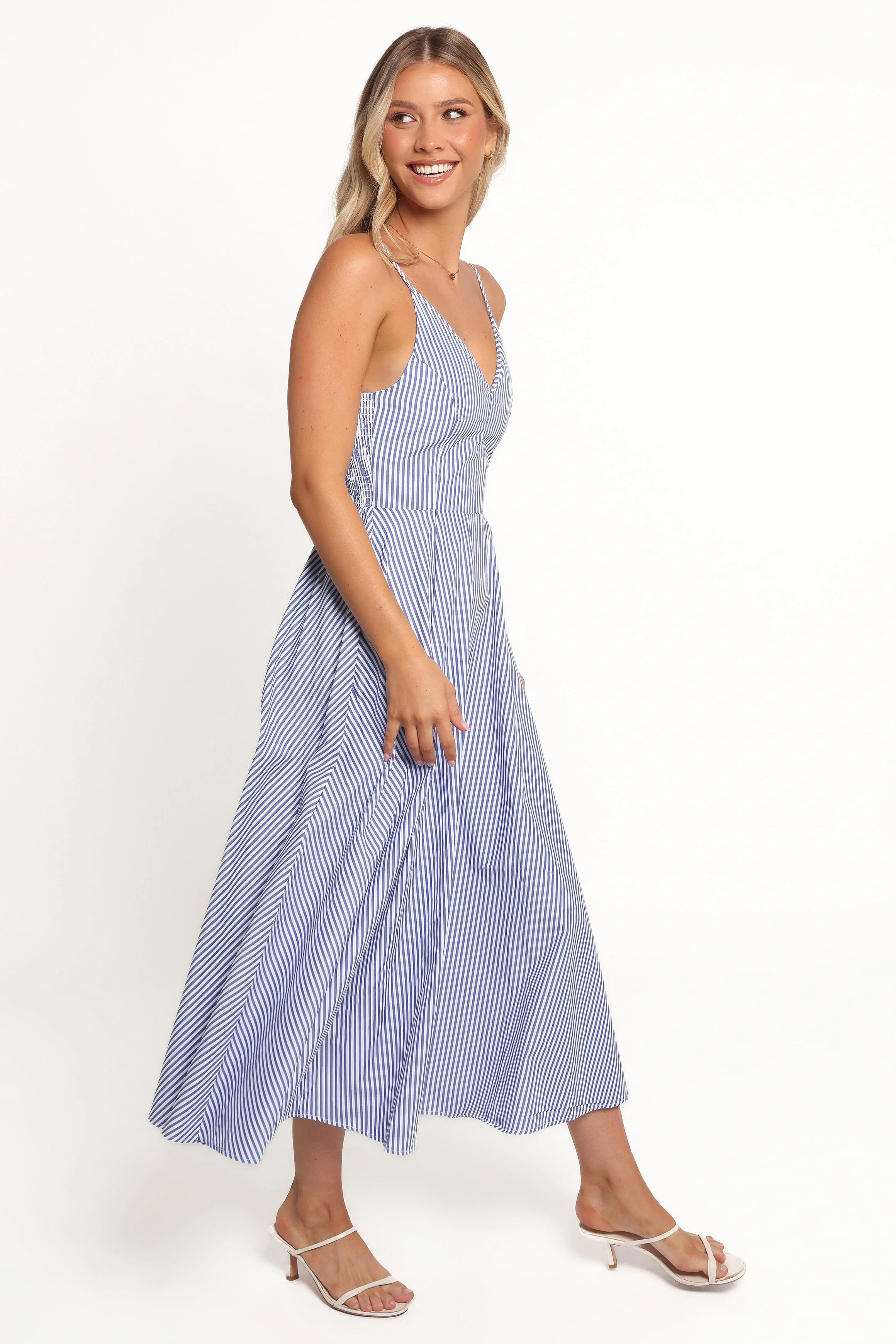 Romilly Strappy Maxi Dress - Light Blue - Image 5