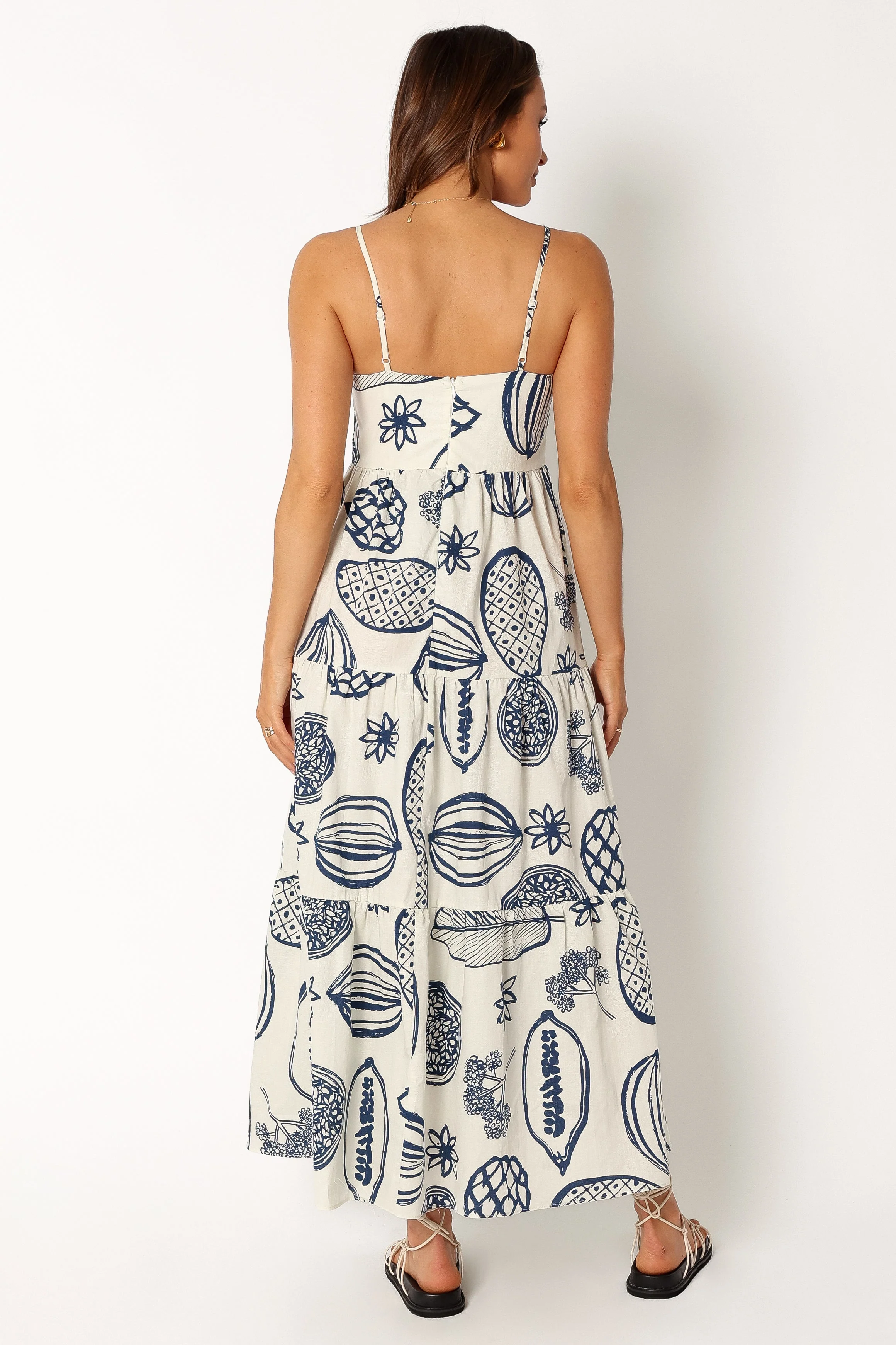 Ronin Maxi Dress - Navy - Image 3