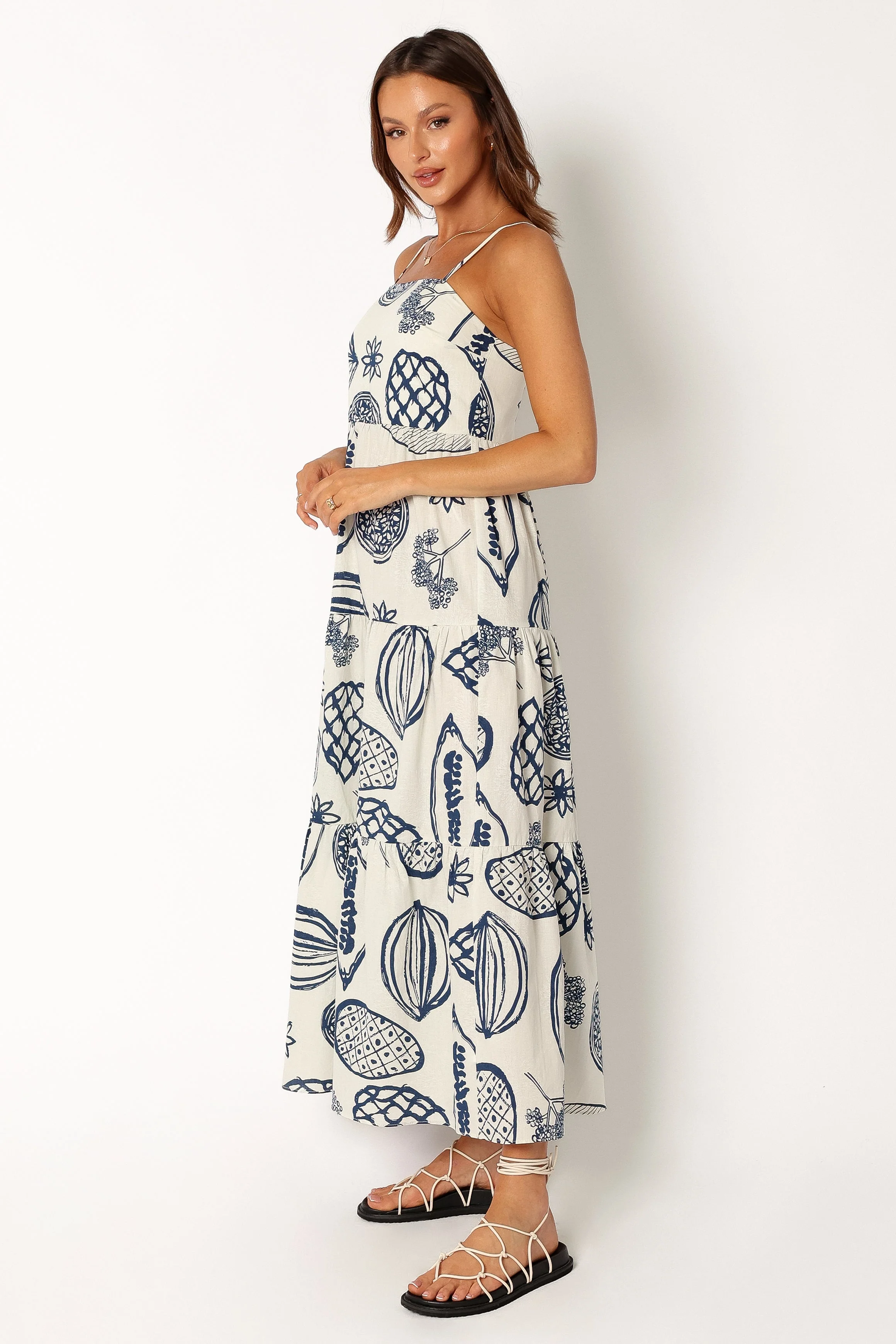 Ronin Maxi Dress - Navy - Image 4