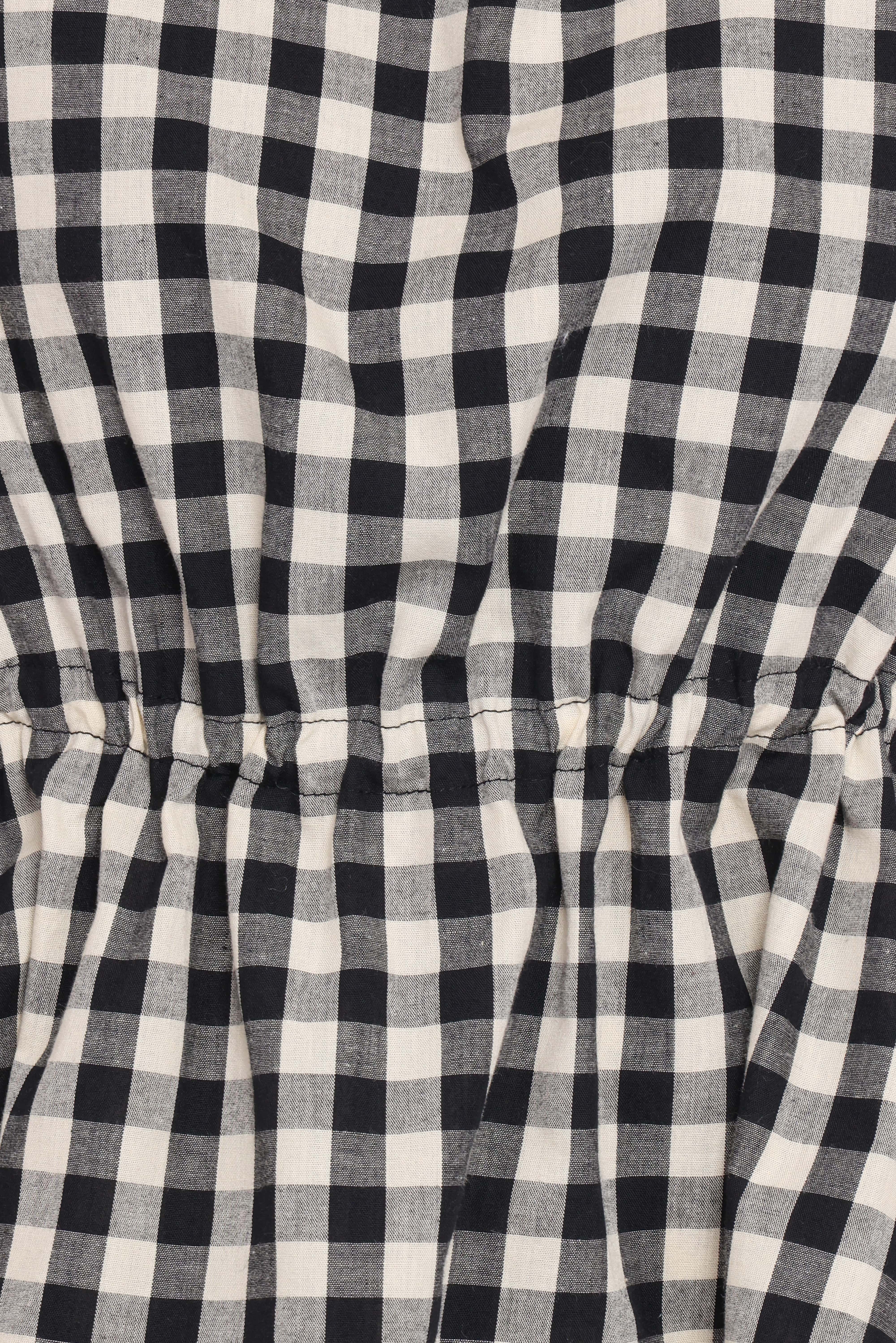 Rory Top - Black Gingham - Image 8
