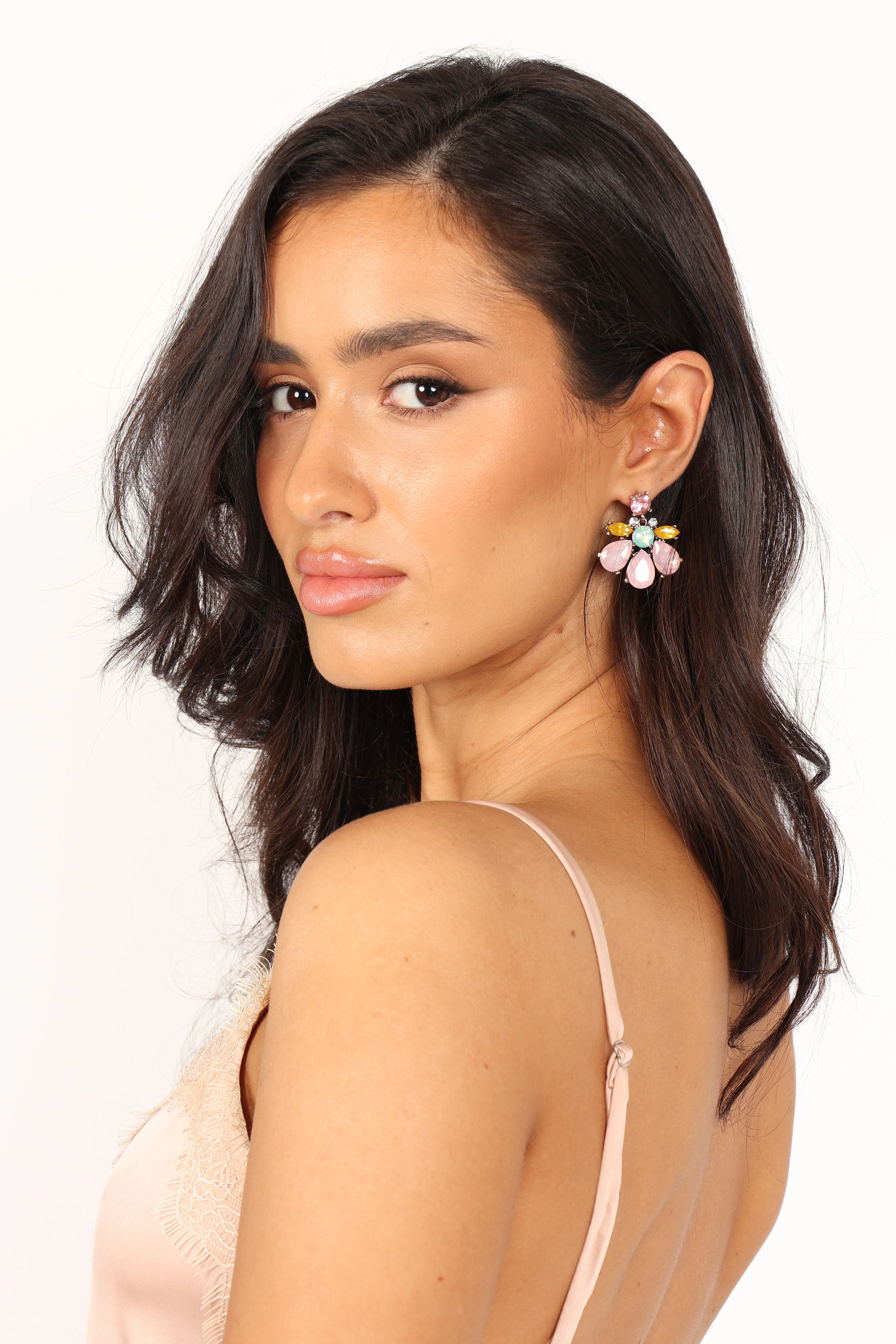Rowan Earrings - Pink - Image 2