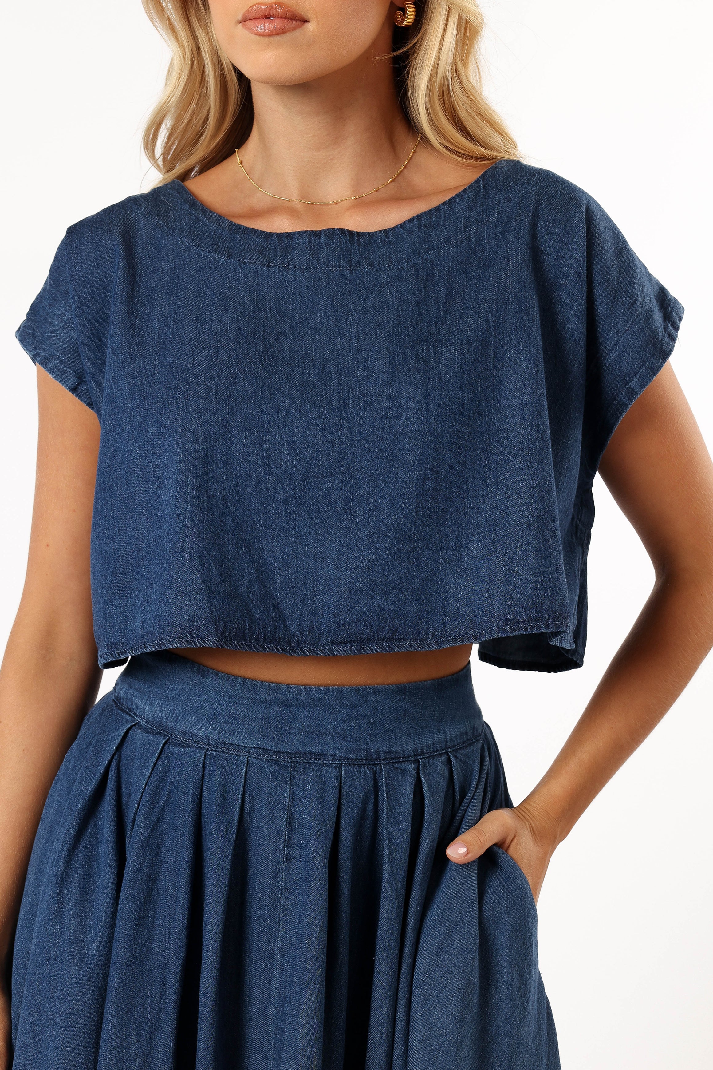 Rylie Two Piece Set - Dark Denim - Image 3