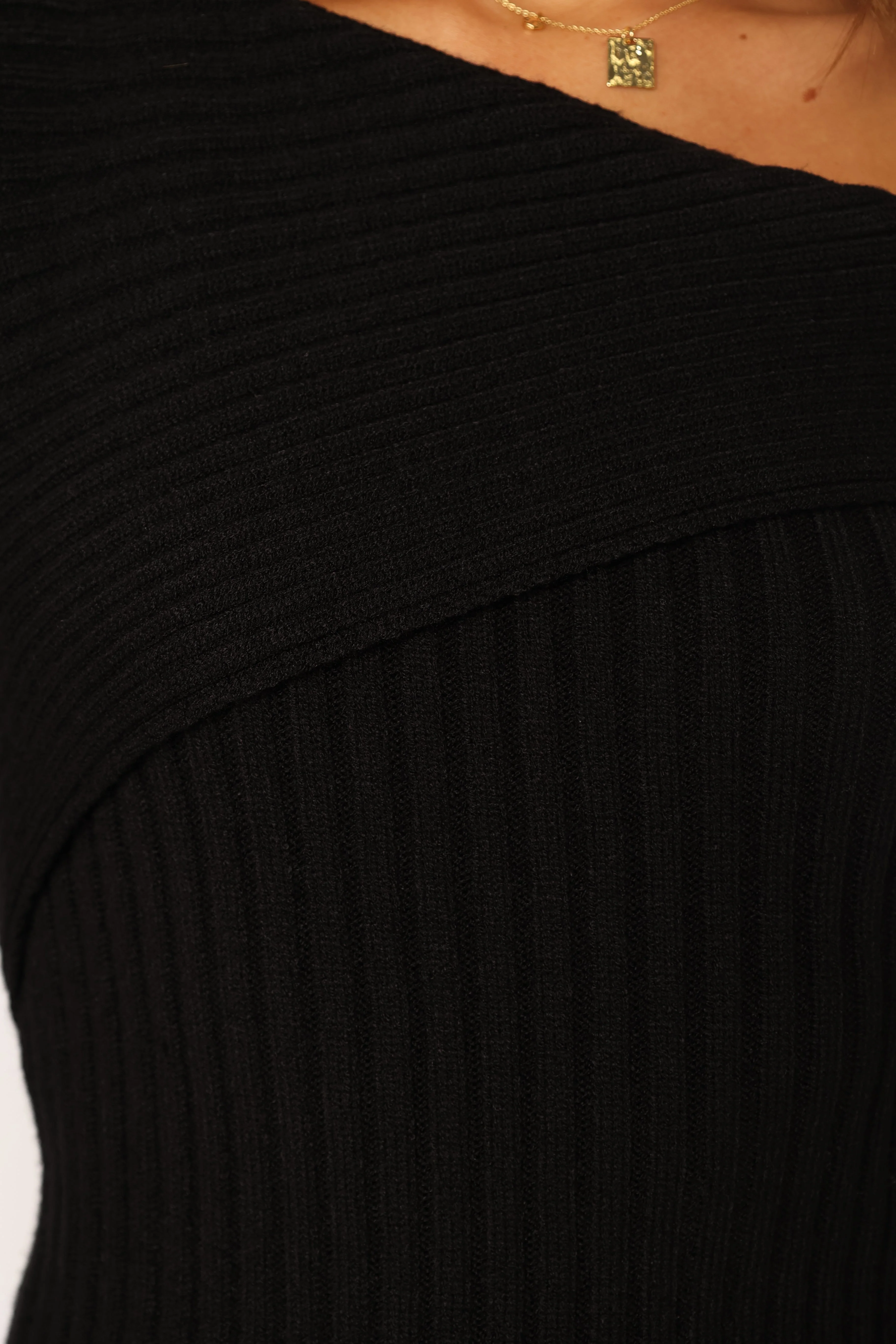 Sally-Anne Knit Top - Black - Image 11