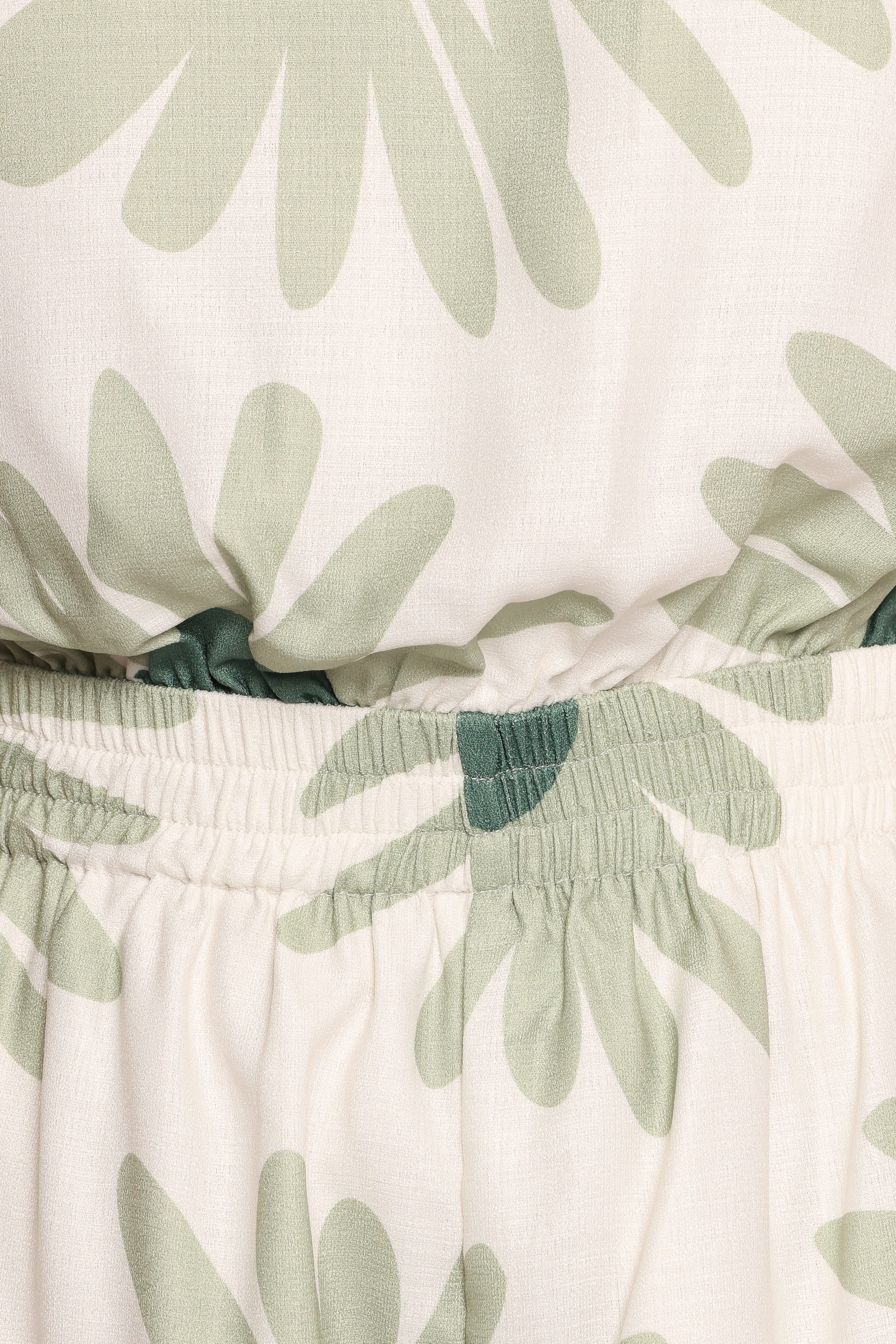 Sally Playsuit - Green Floral - Image 7