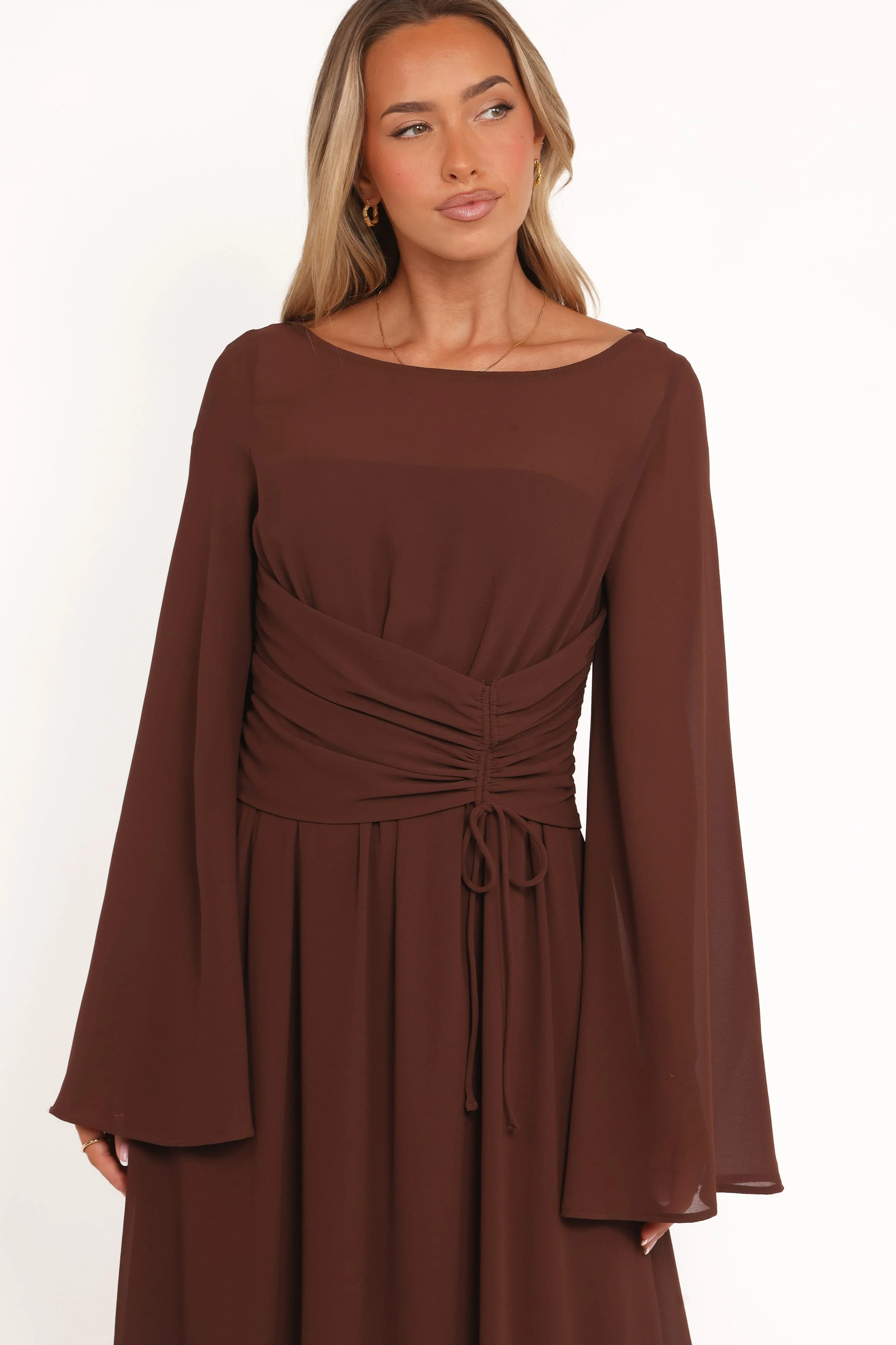 Samara Maxi Dress - Brown - Image 3