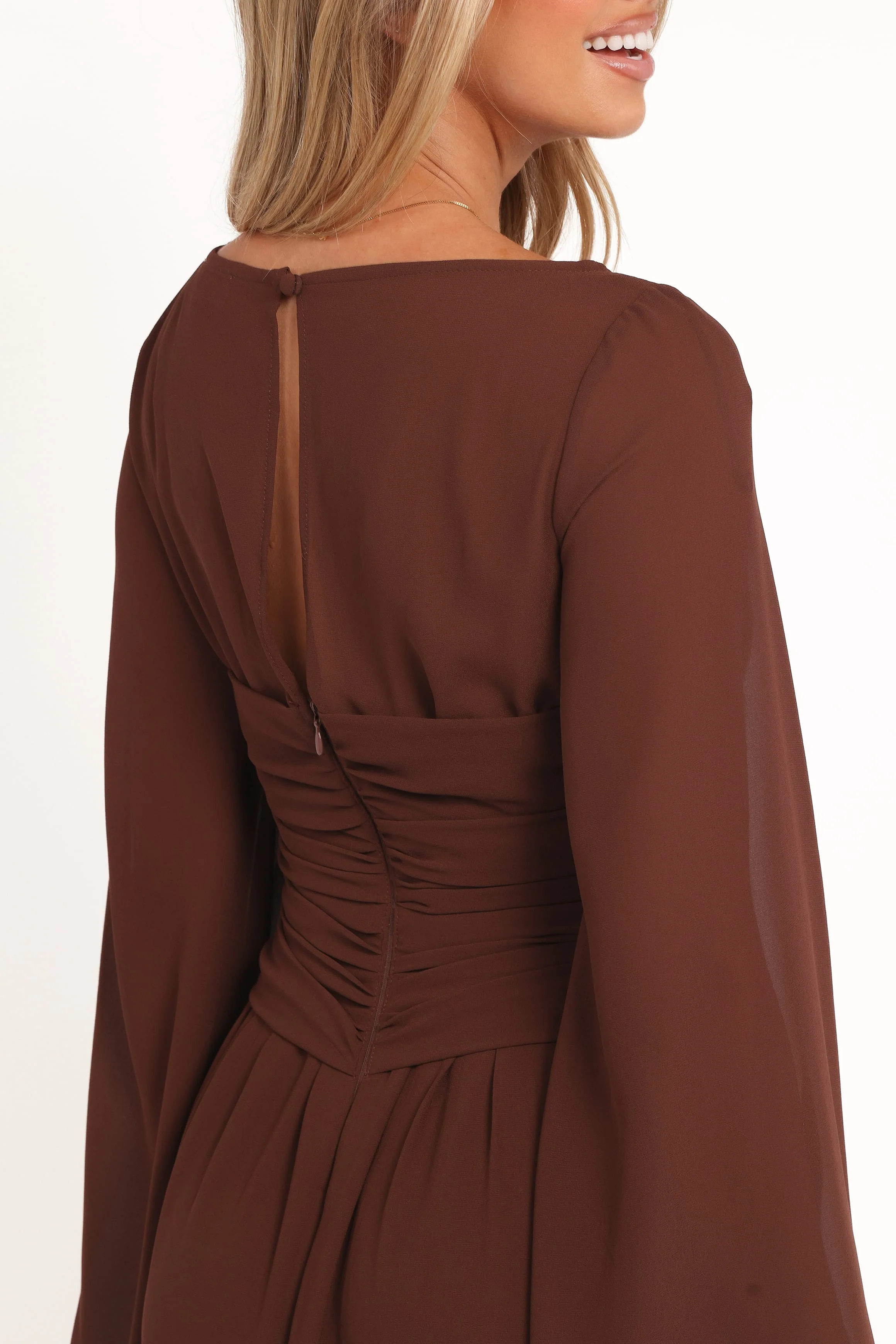 Samara Maxi Dress - Brown - Image 6