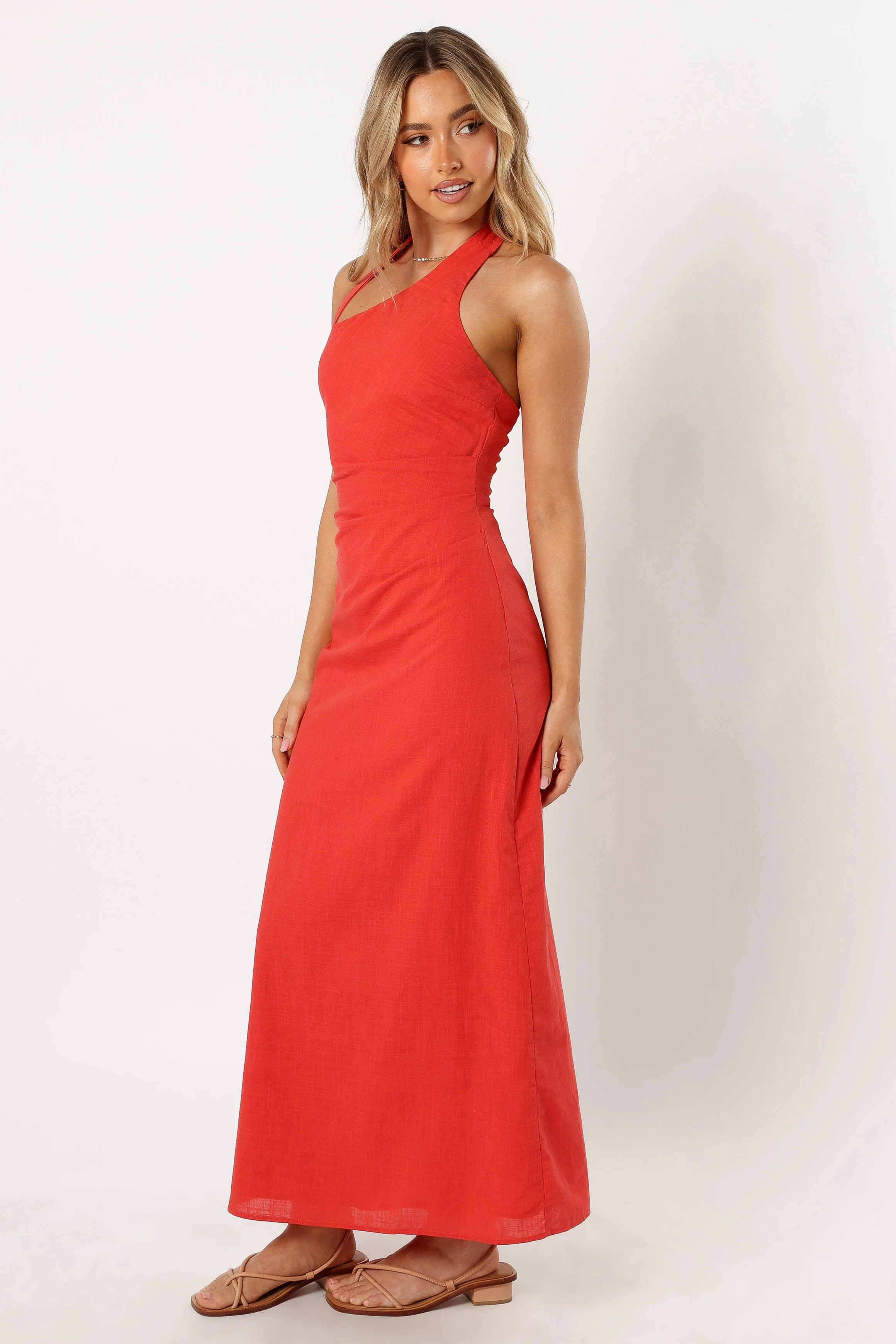 Saphira Long Midi Dress - Jaffa - Image 4