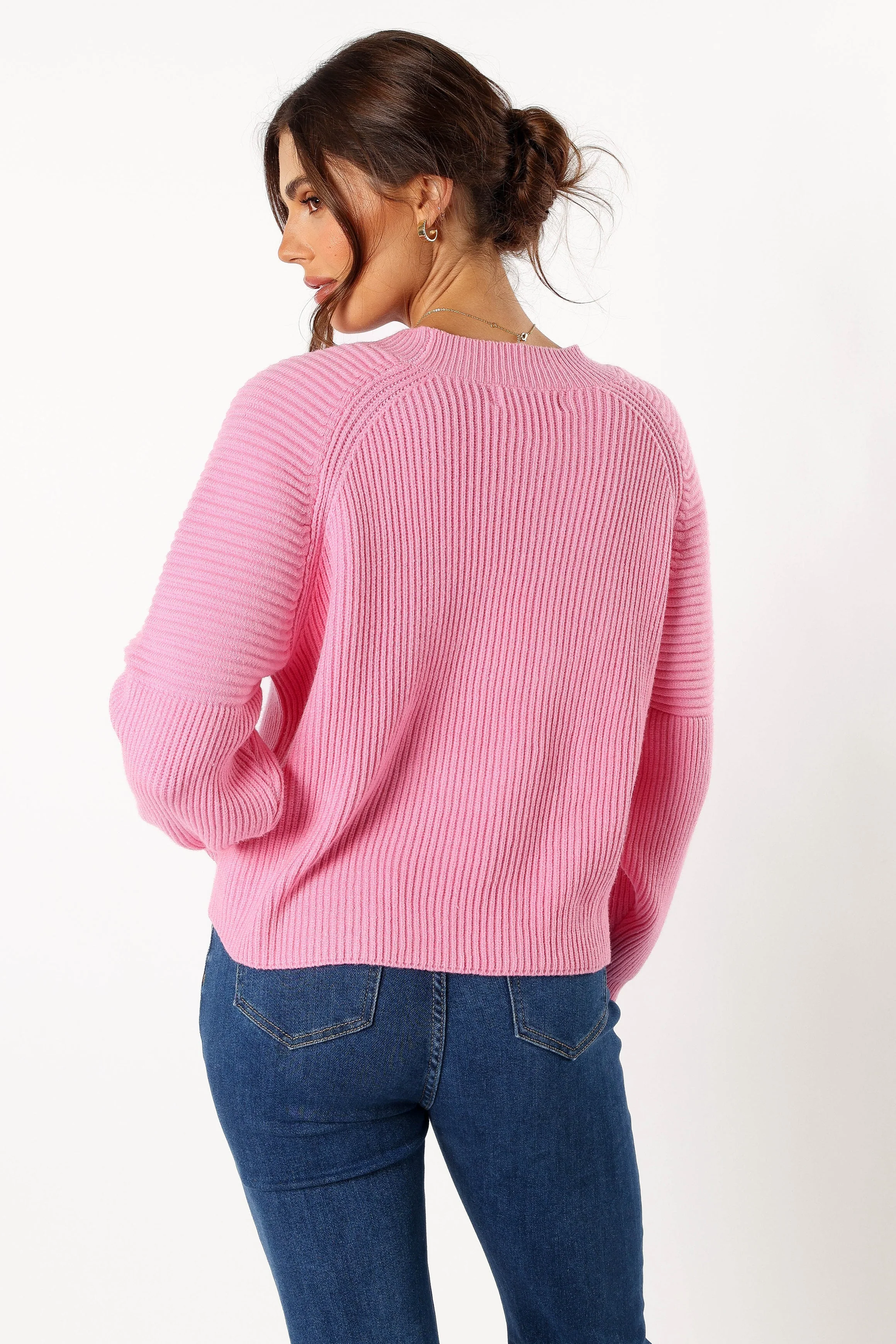 Sarah Knit Sweater - Pink - Image 4