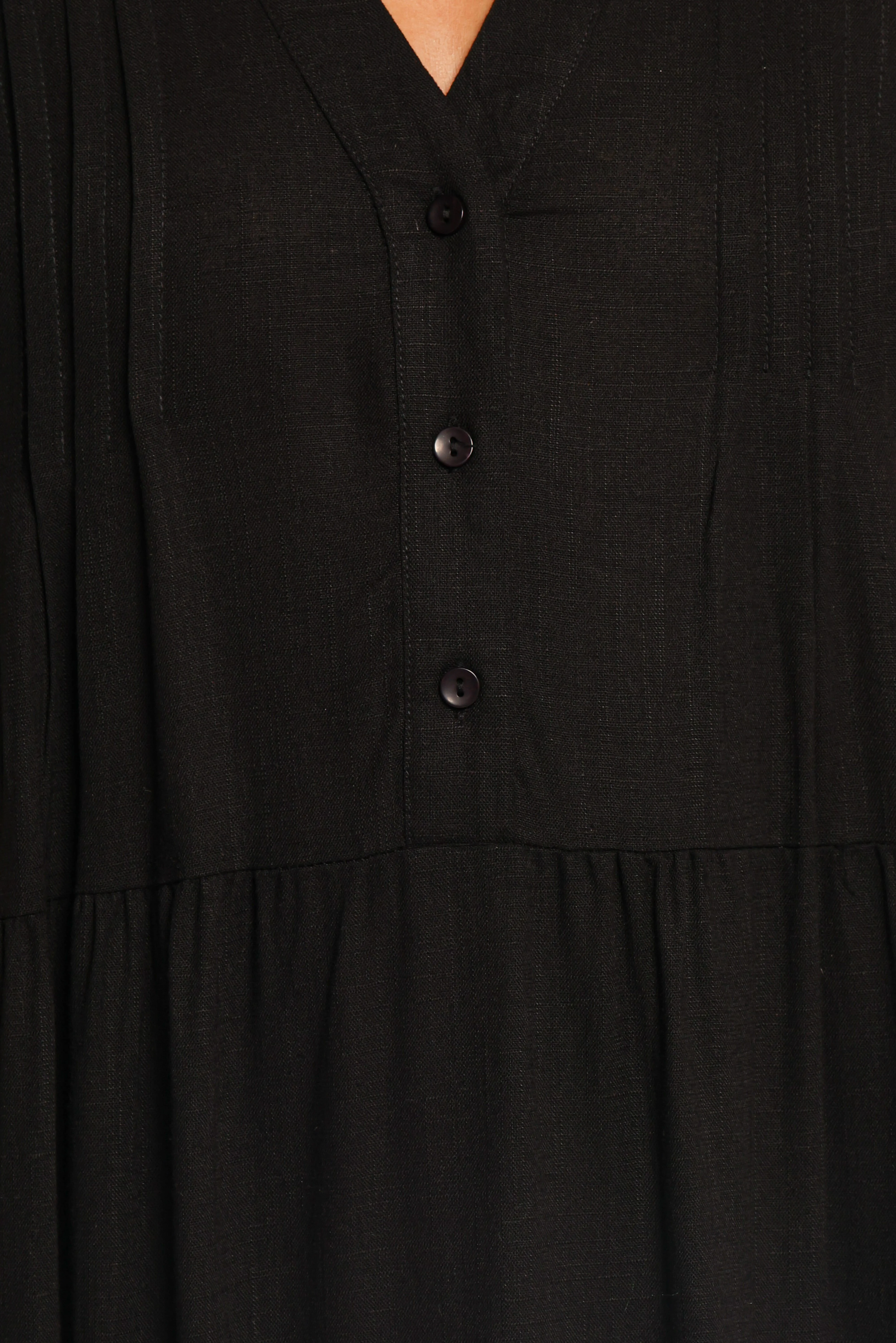 Scott Midi Dress - Black - Image 5