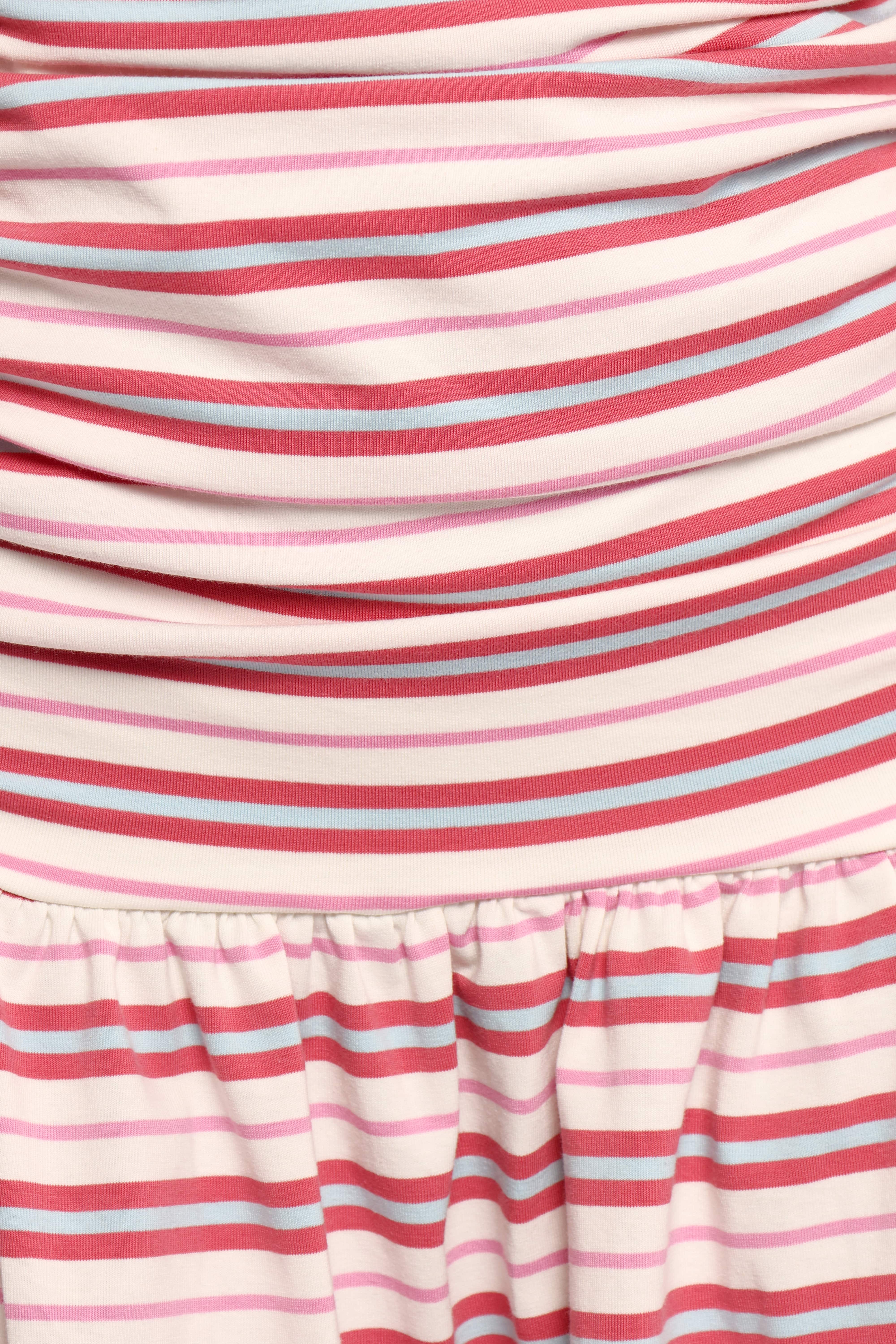 Scottie Strapless Mini Dress - Stripe - Image 7