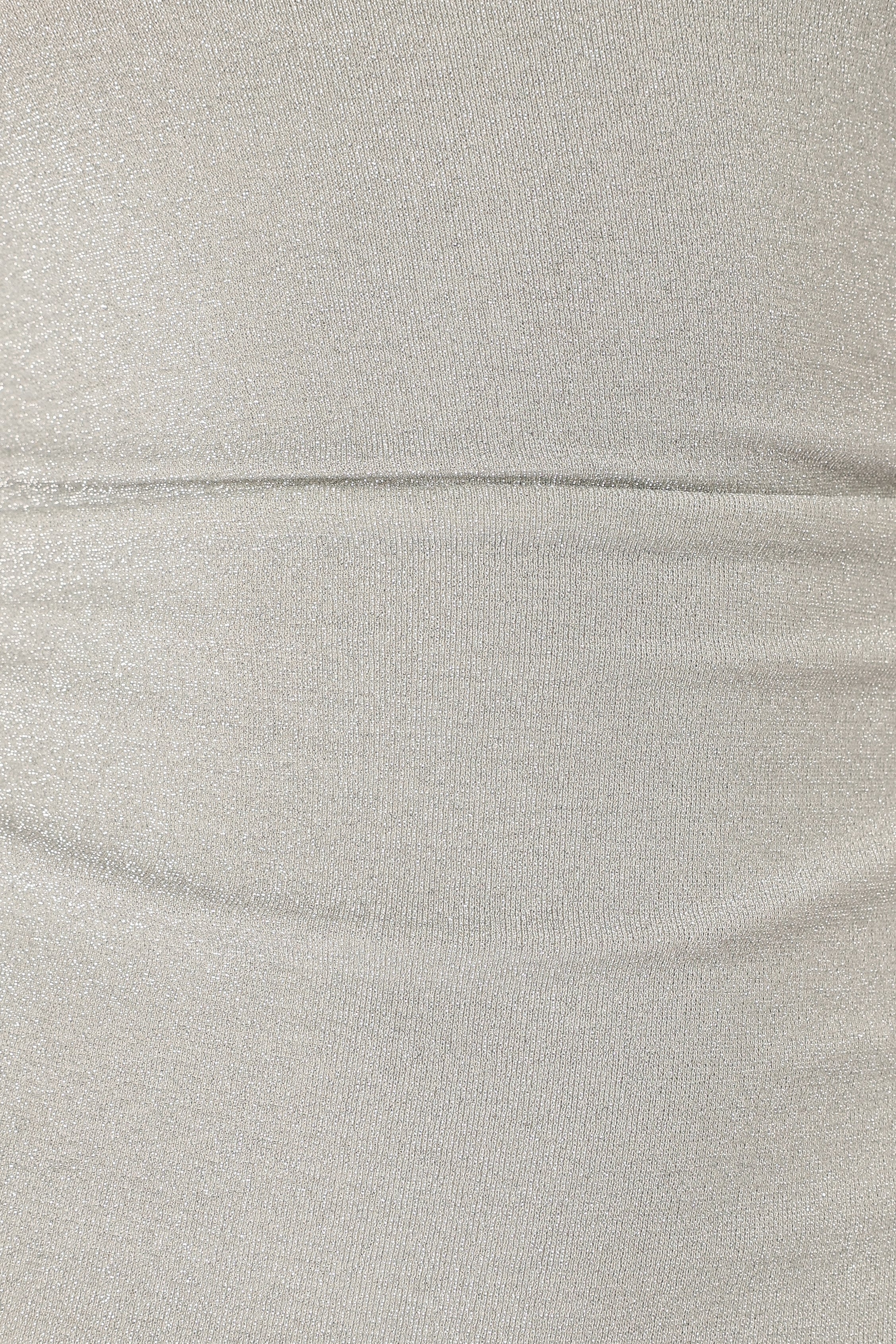 Sebastian Off Shoulder Maxi Dress - Silver - Image 9
