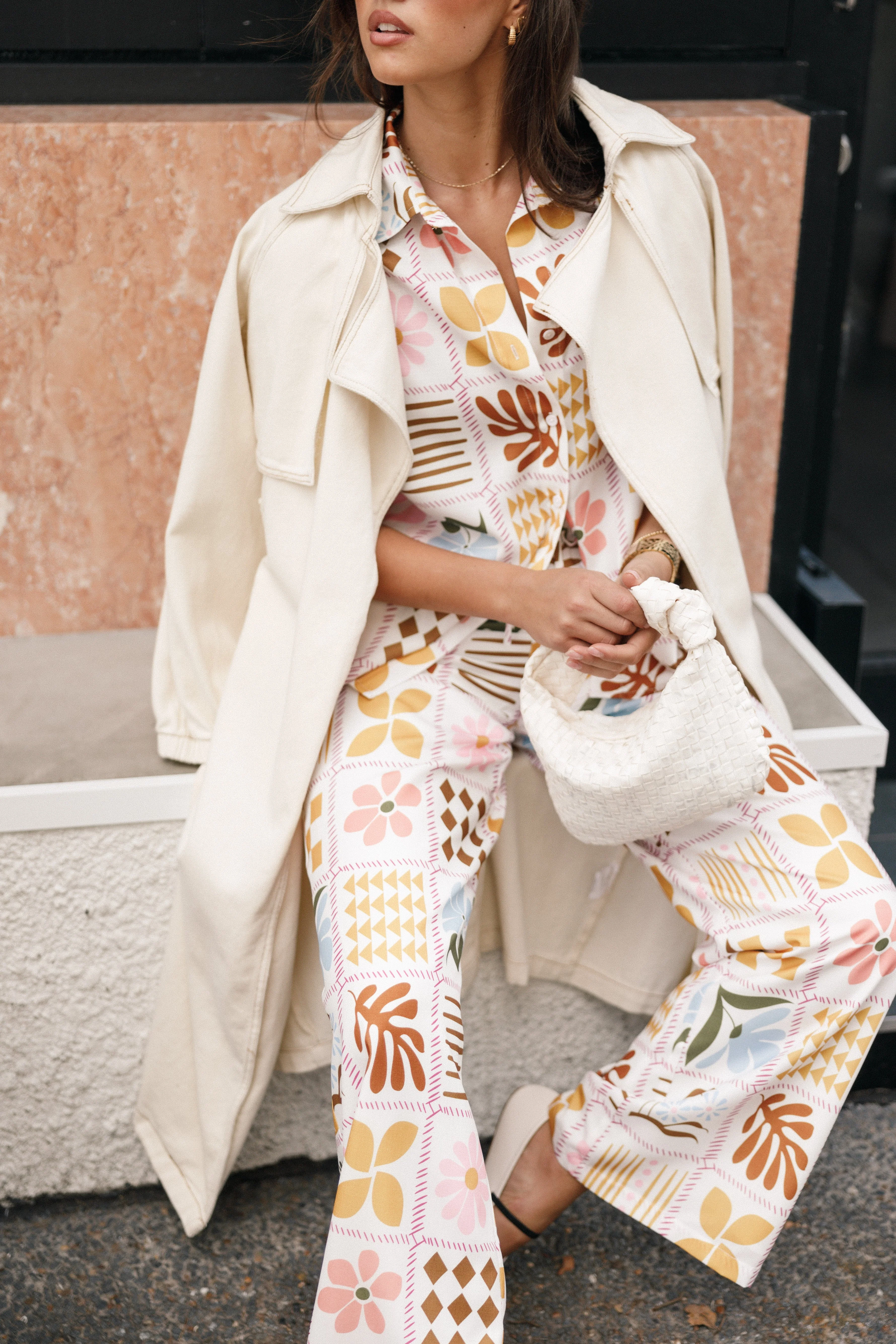 Shay Top - White Multi - Image 2