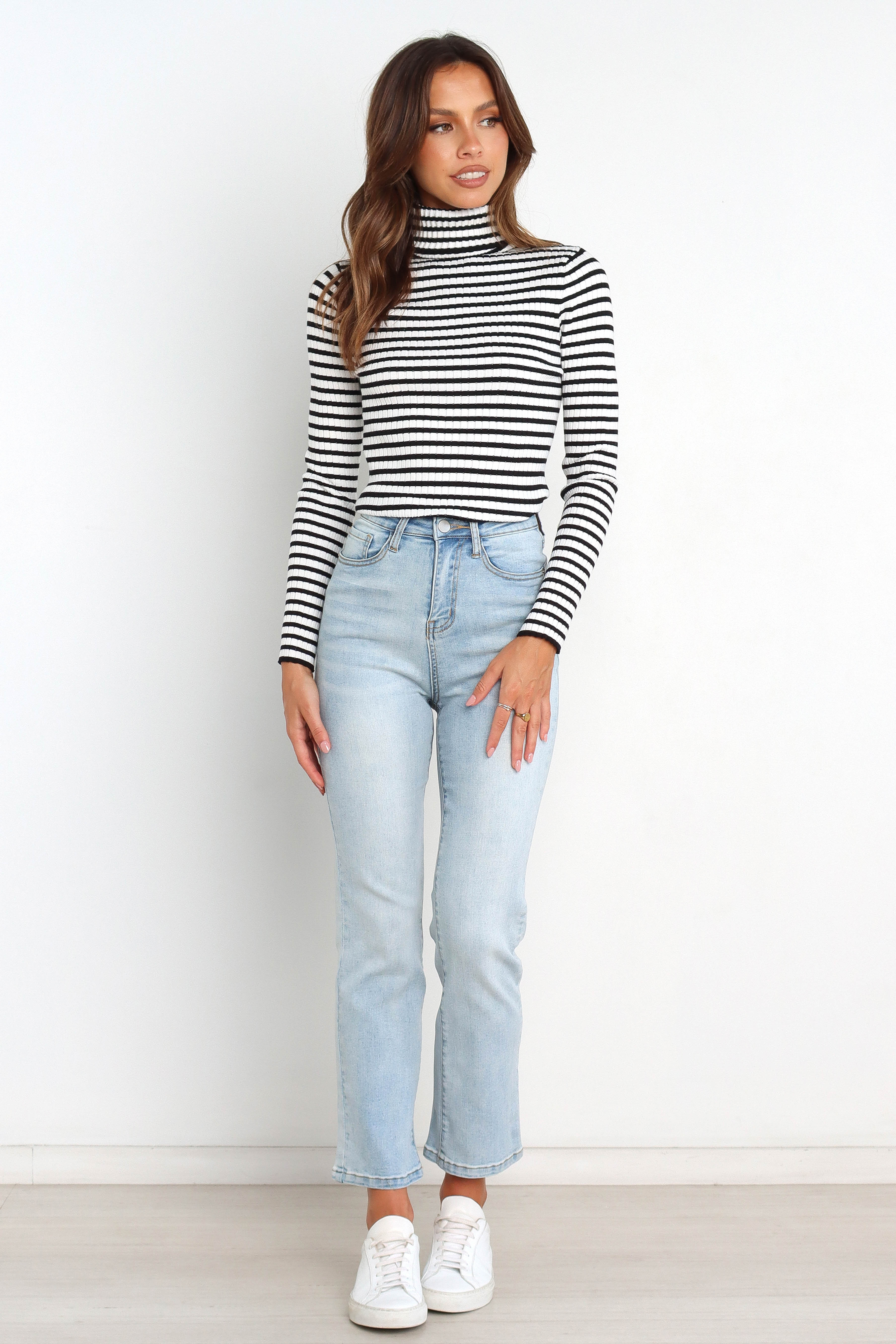 Simmy Top - Black Stripe - Image 3