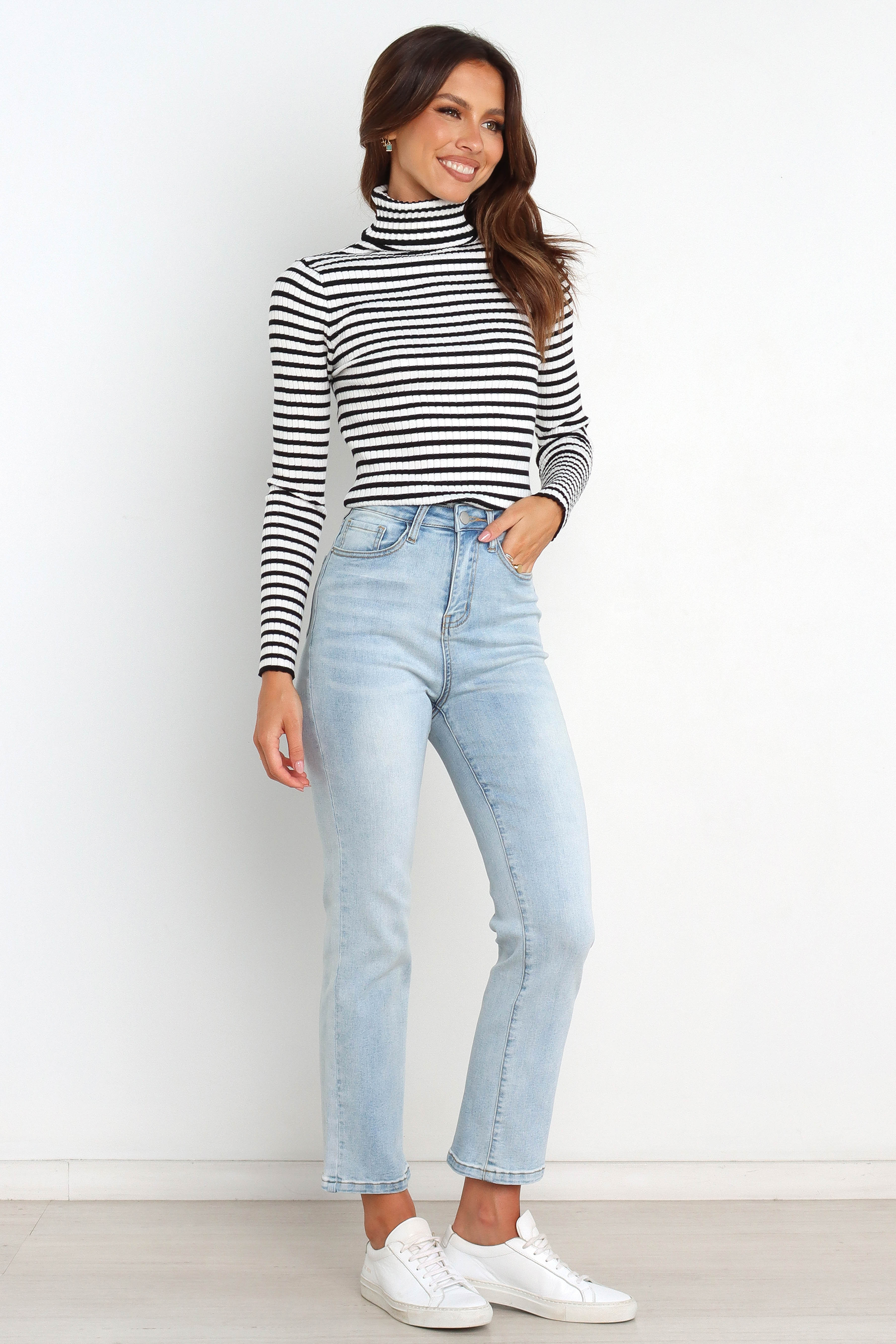 Simmy Top - Black Stripe - Image 7