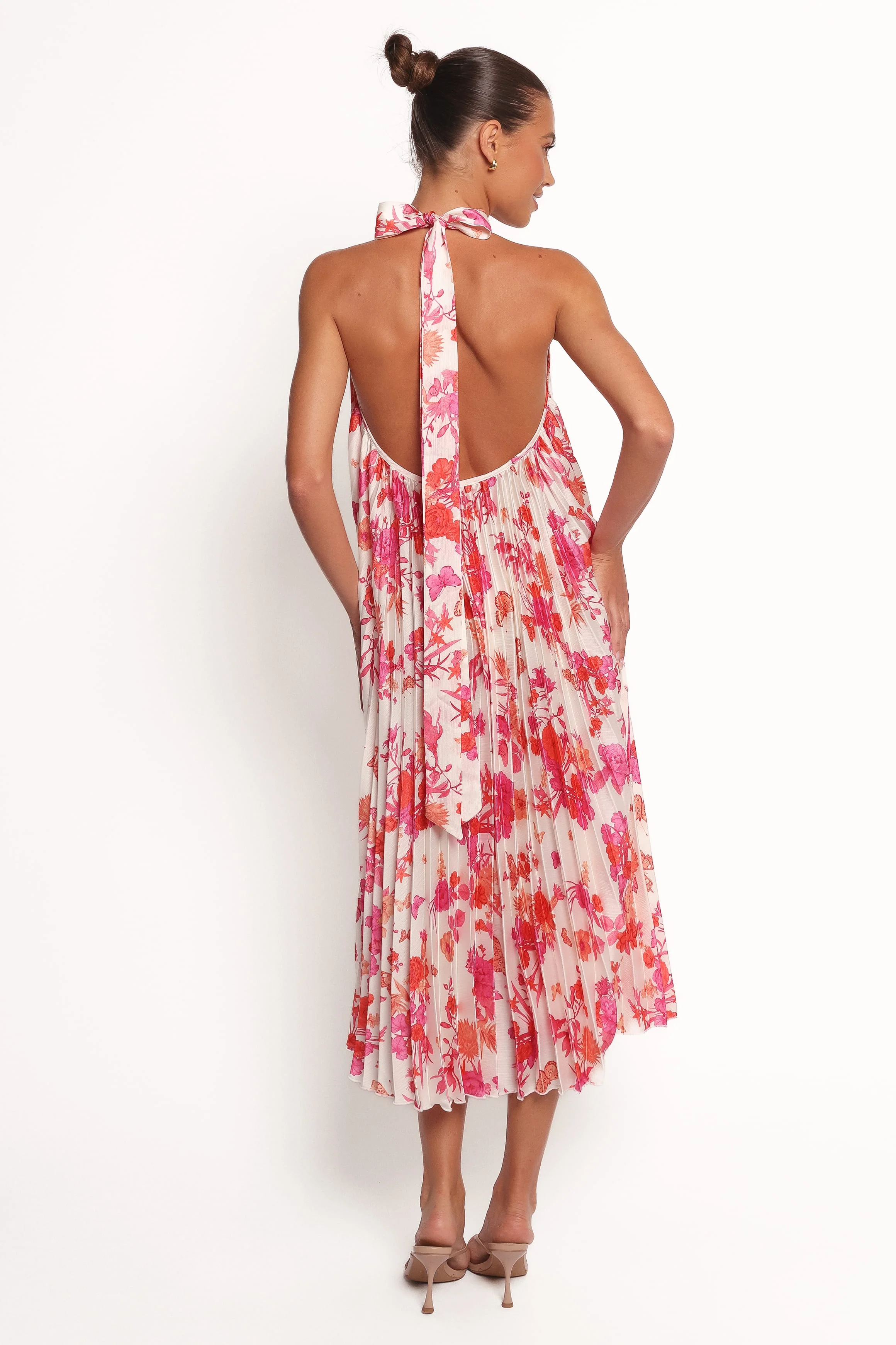 Sirmione Maxi Dress - Pink Floral - Image 4
