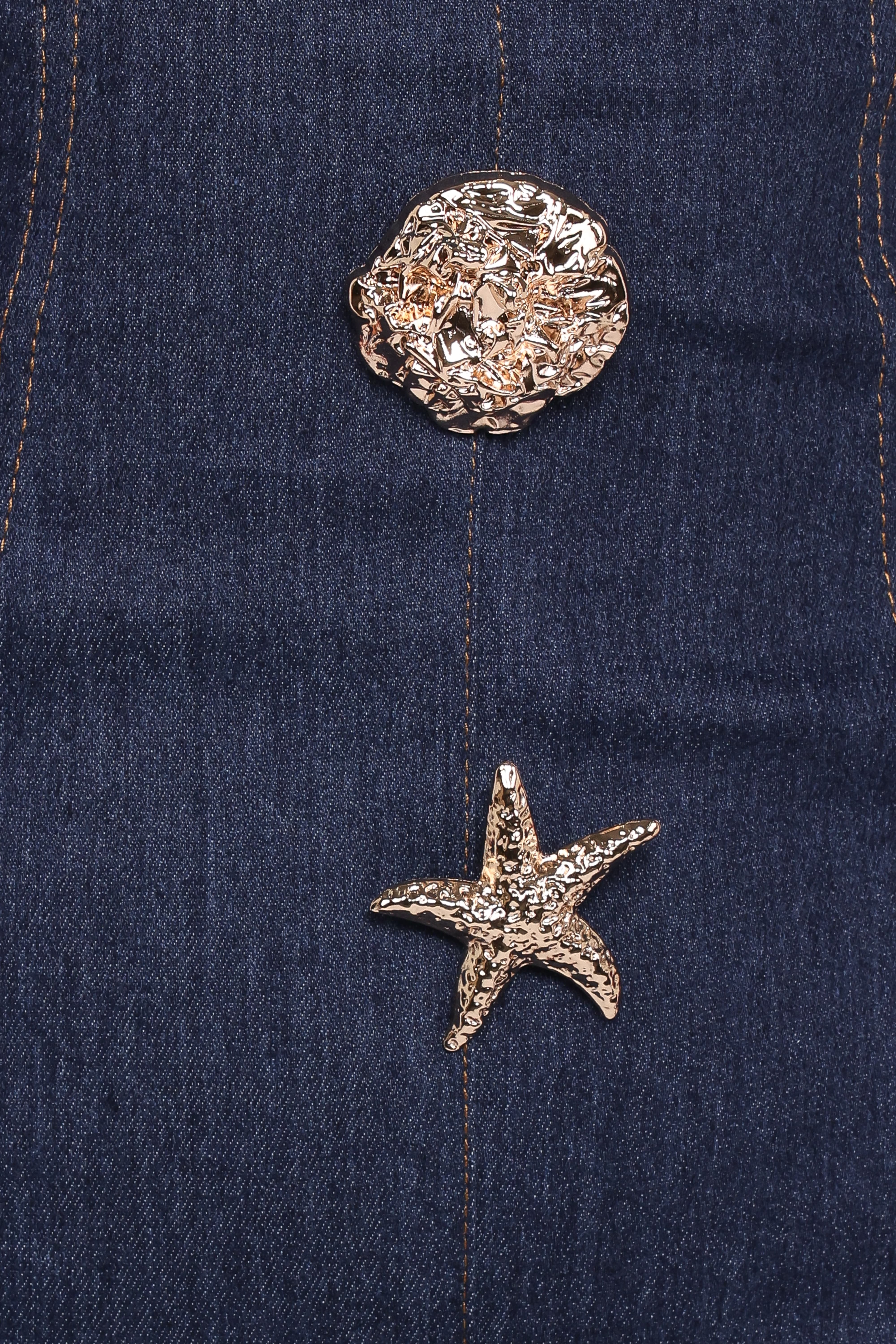 Slater Midi Dress - Denim - Image 6