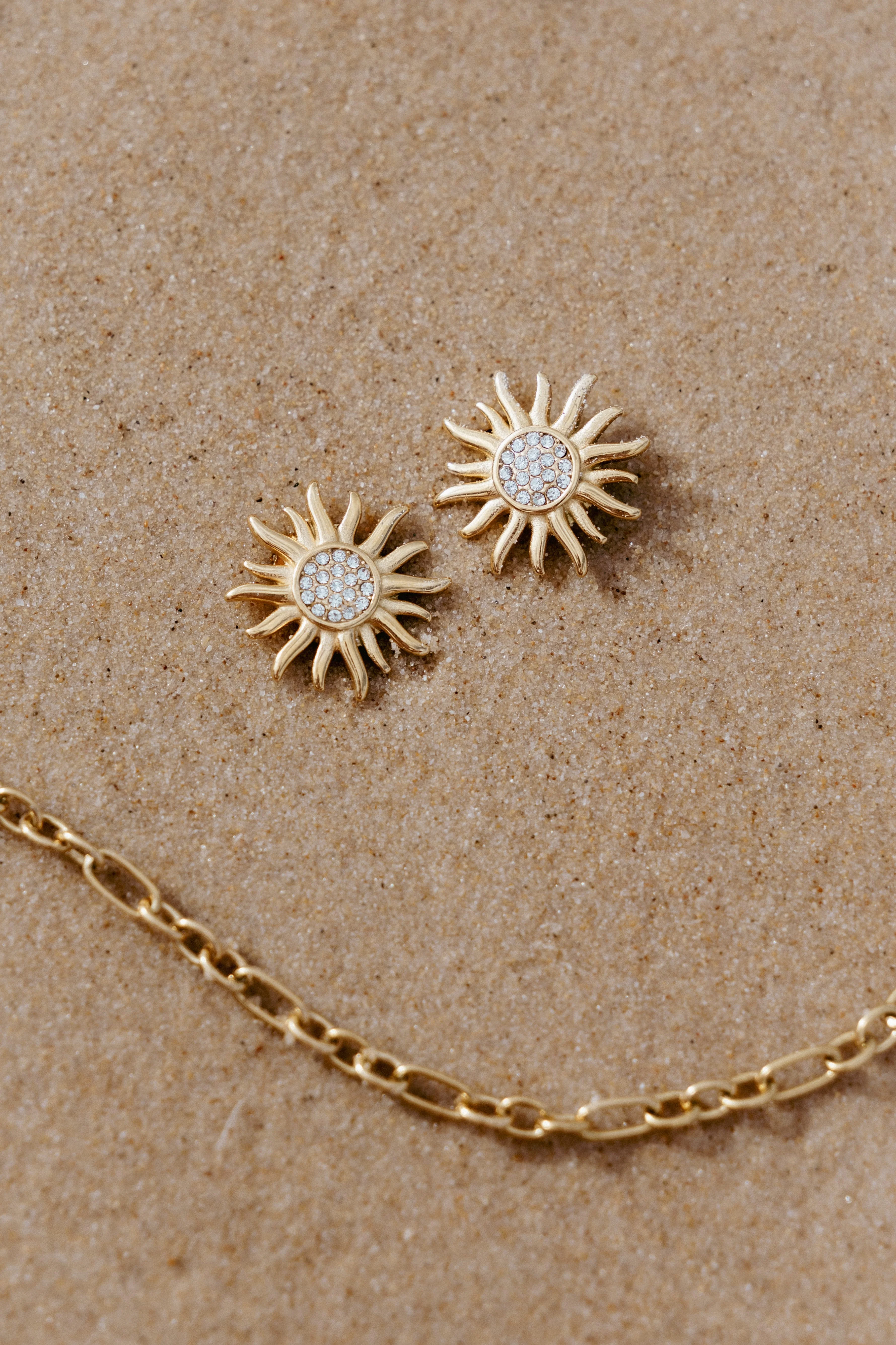 Soleil Earrings - Gold - Image 2
