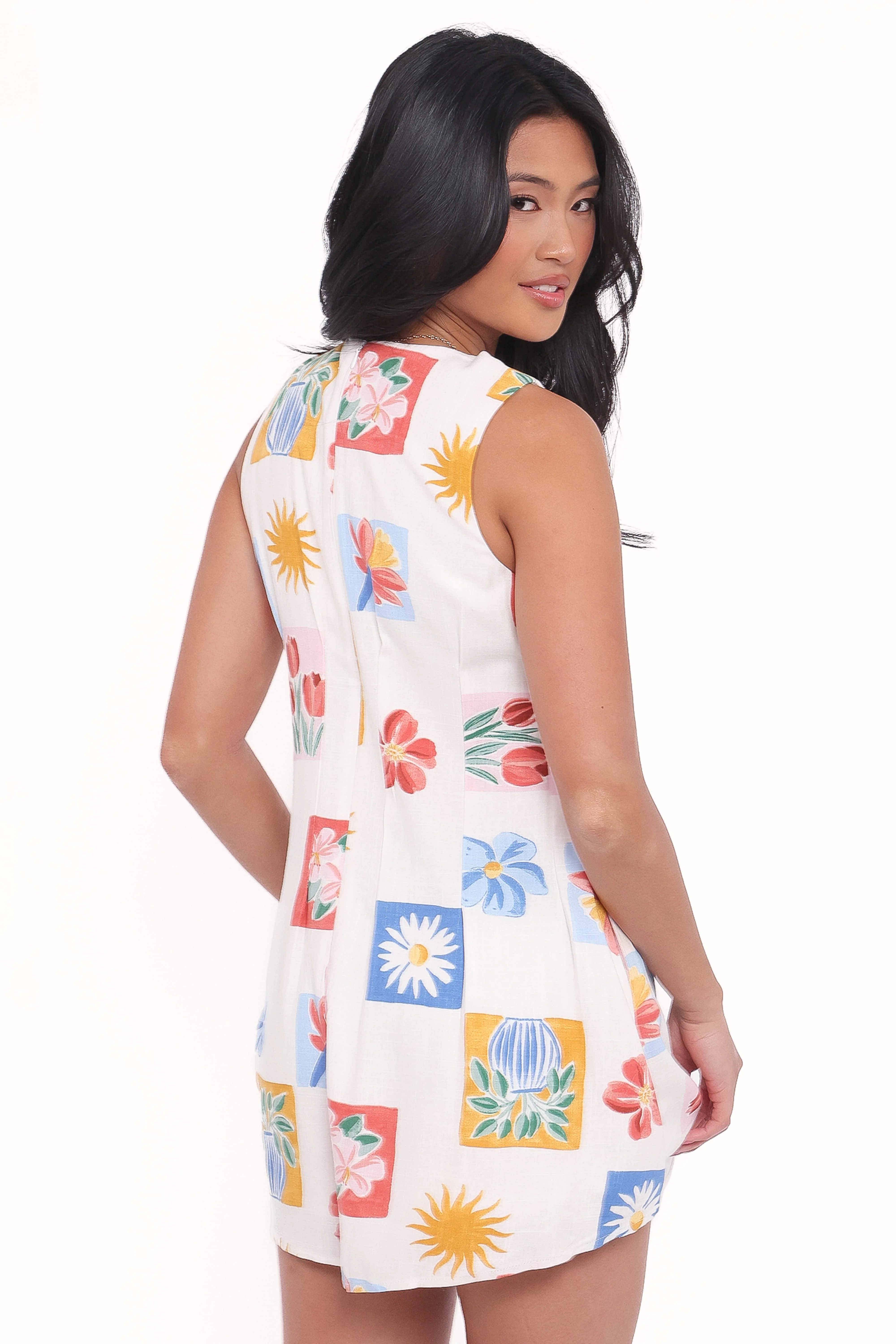 Steph Playsuit - Tulip Stamp - Image 4