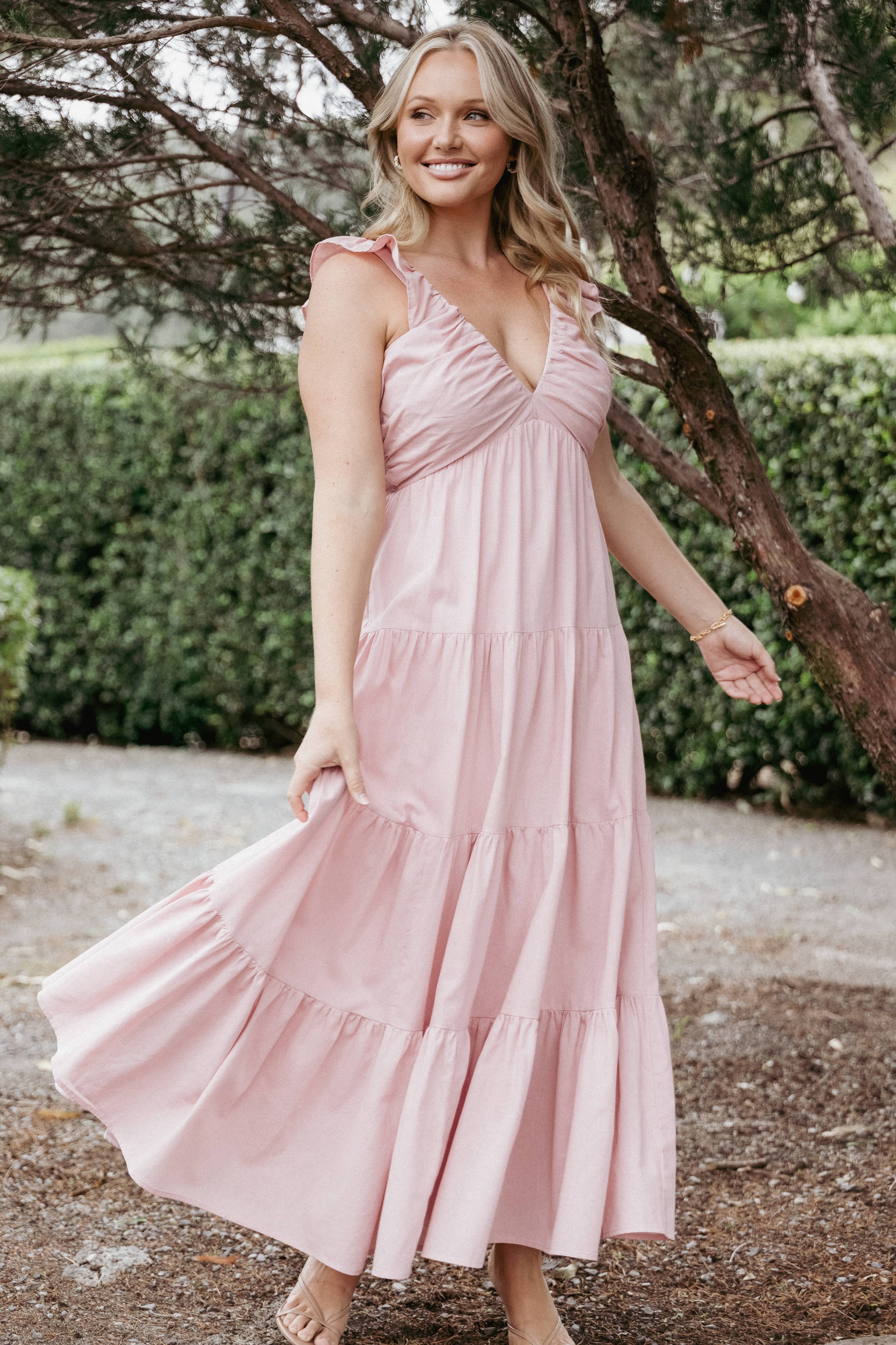 Susie Maxi Dress - Pink - Image 8