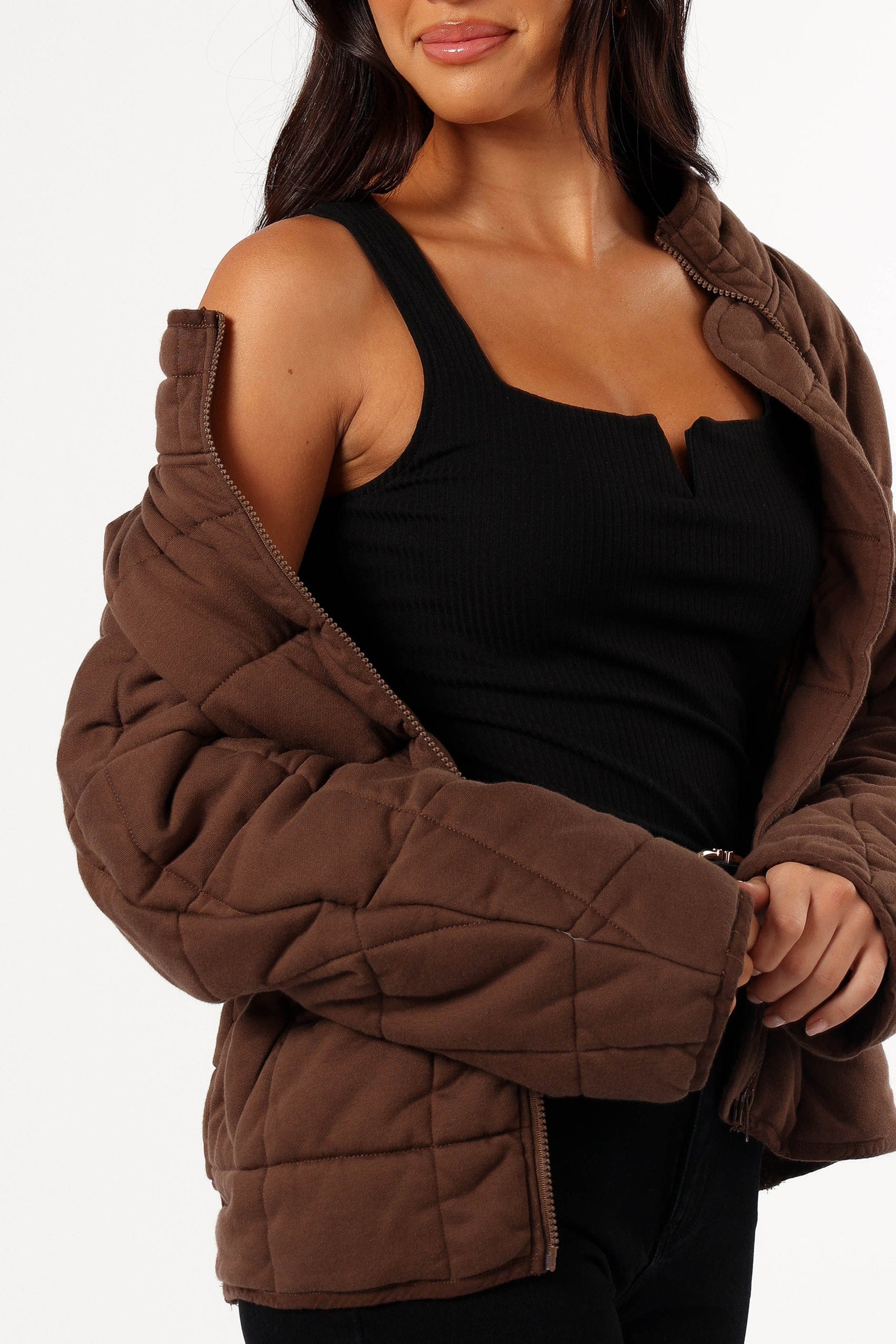Sutton Jacket - Dark Brown - Image 4