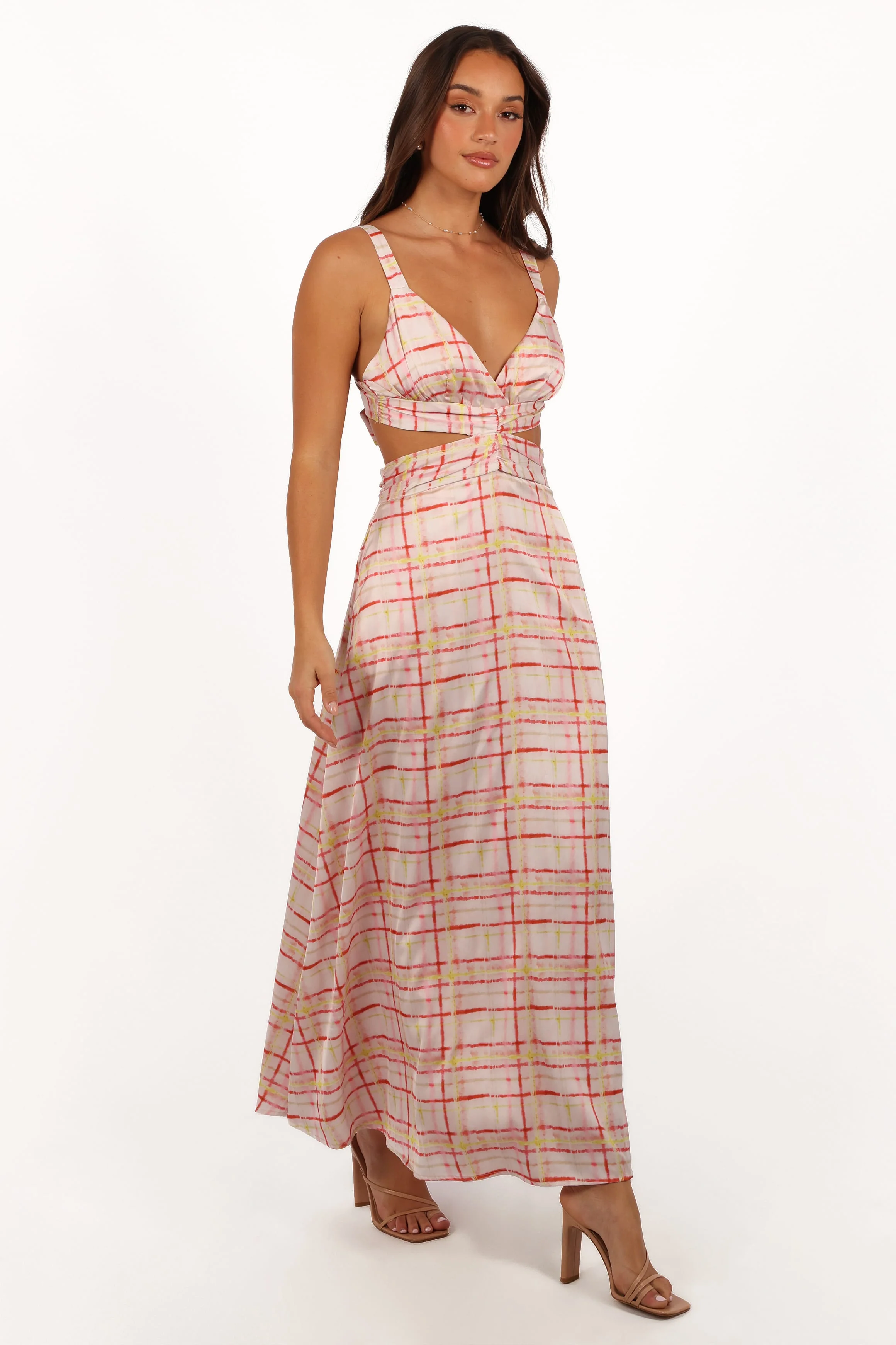 Sydney Maxi Dress - Sunset Check - Image 8