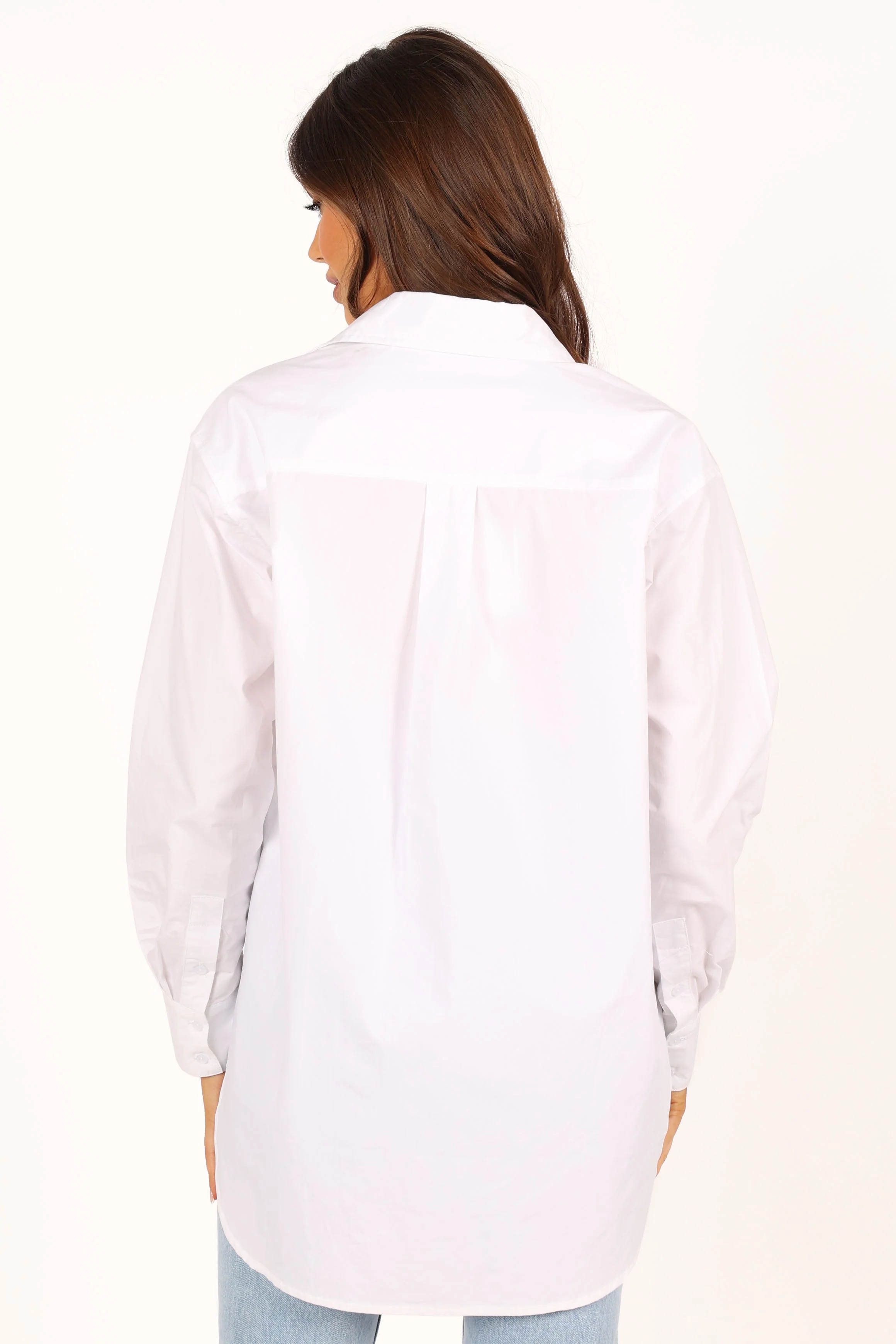 Tal Oversized Shirt - White - Image 6