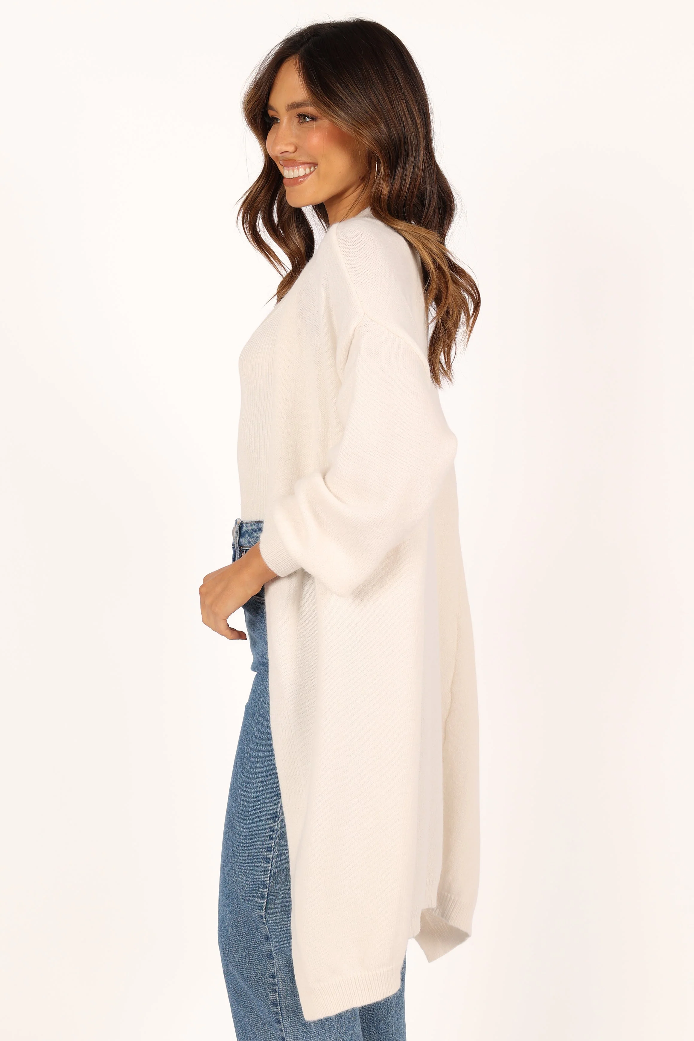 Talk Cardigan - Cream - Image 5