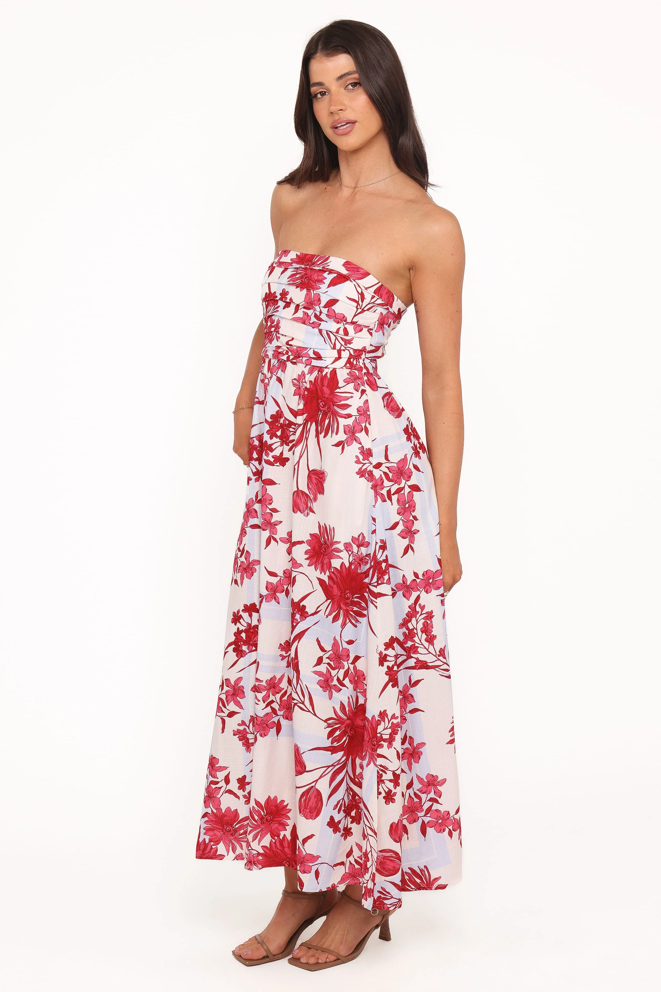 Terri Midi Dress - Fuchsia Floral - Image 3
