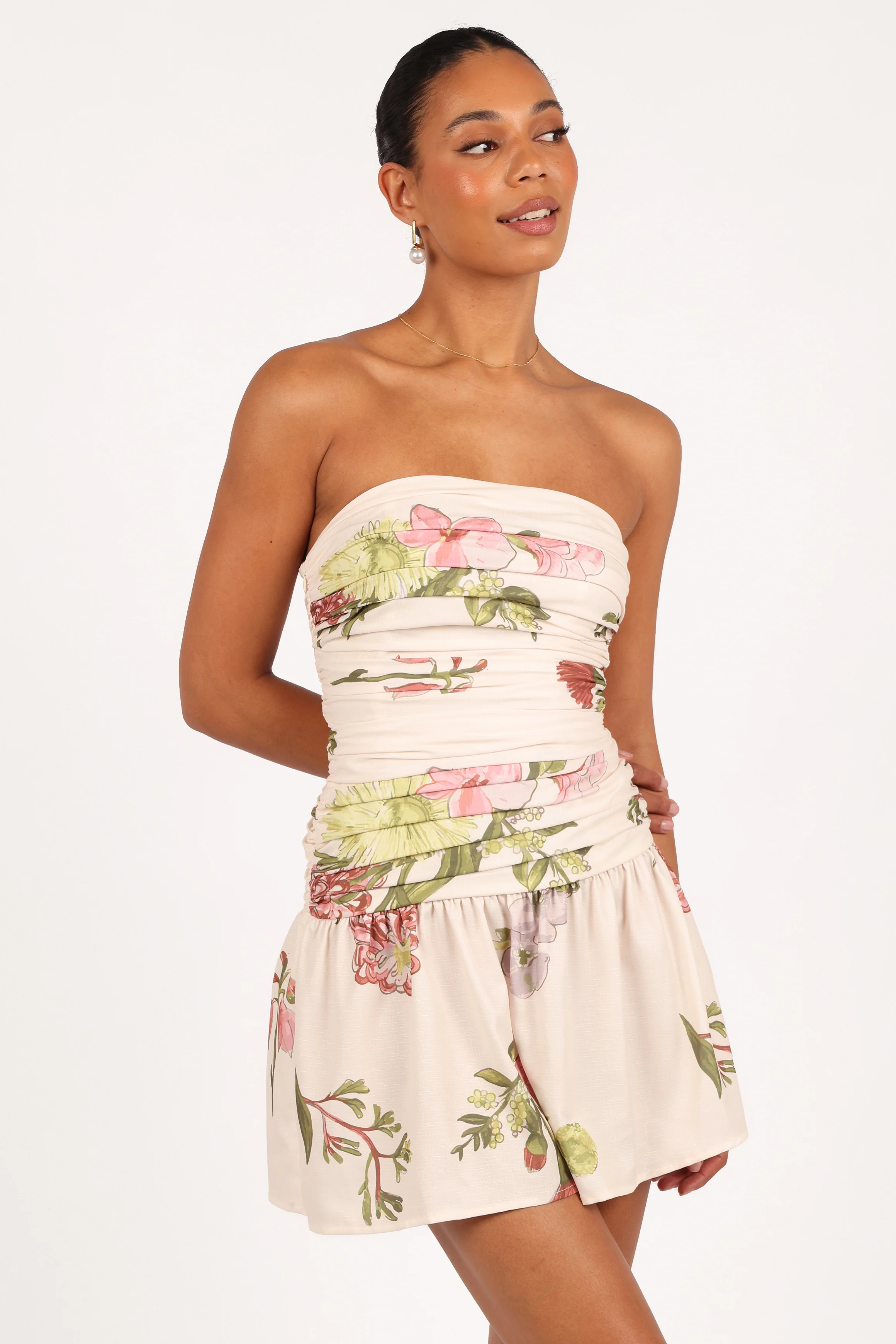 Tiff Strapless Mini - Native Flora - Image 3