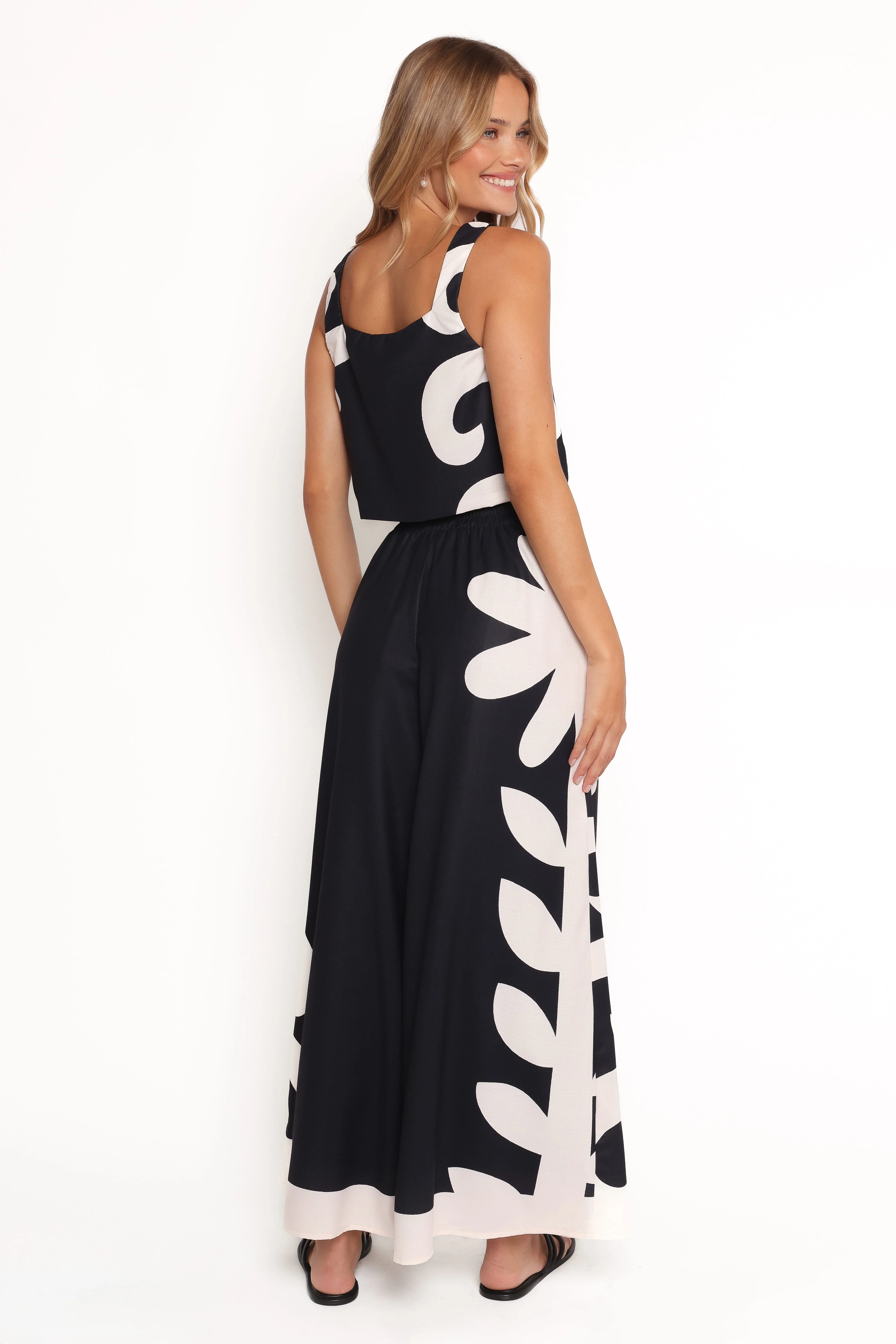 Timothy Pant Set - Black/Cream - Image 2