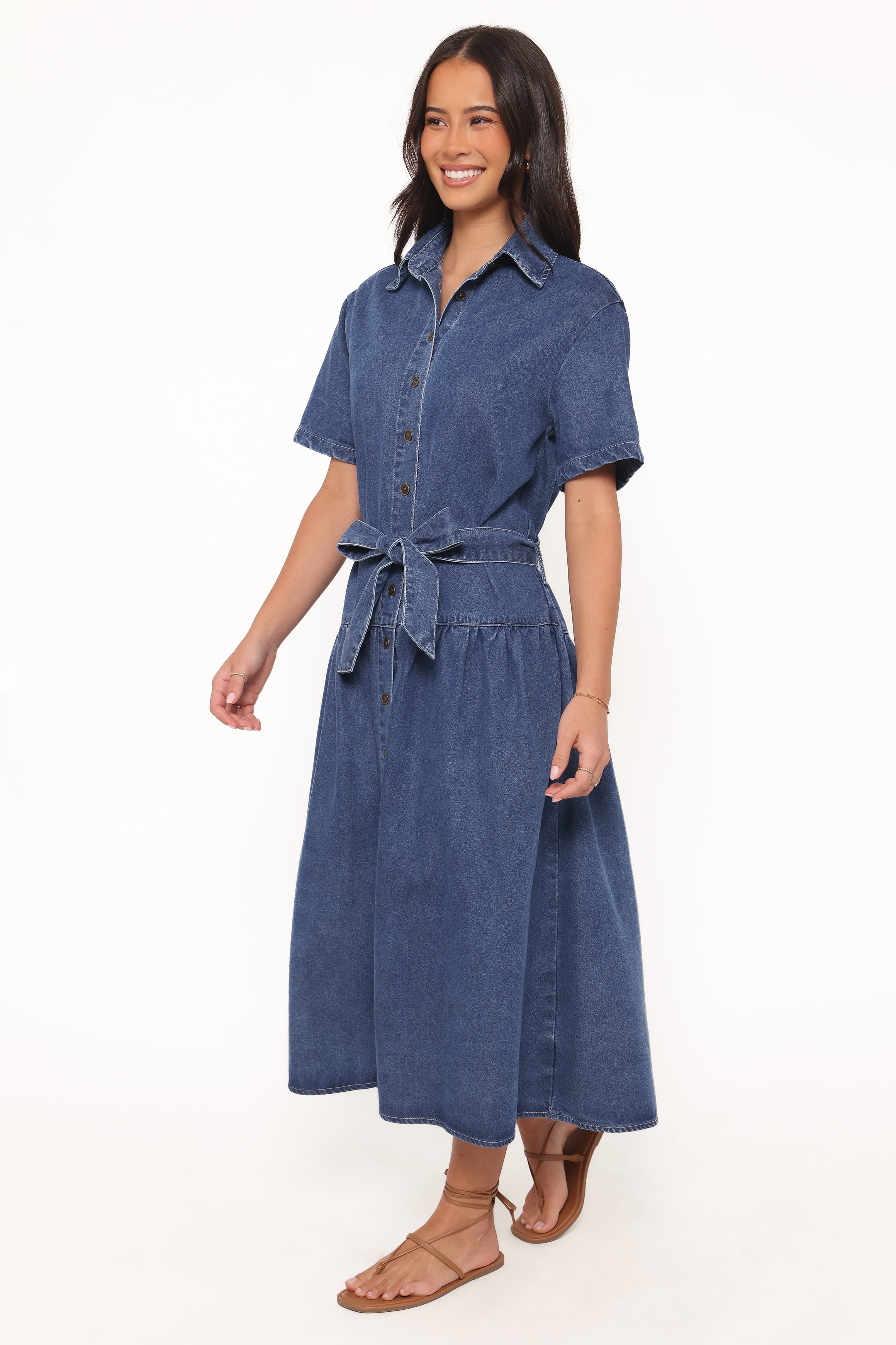 Tova Midi Dress - Blue - Image 3