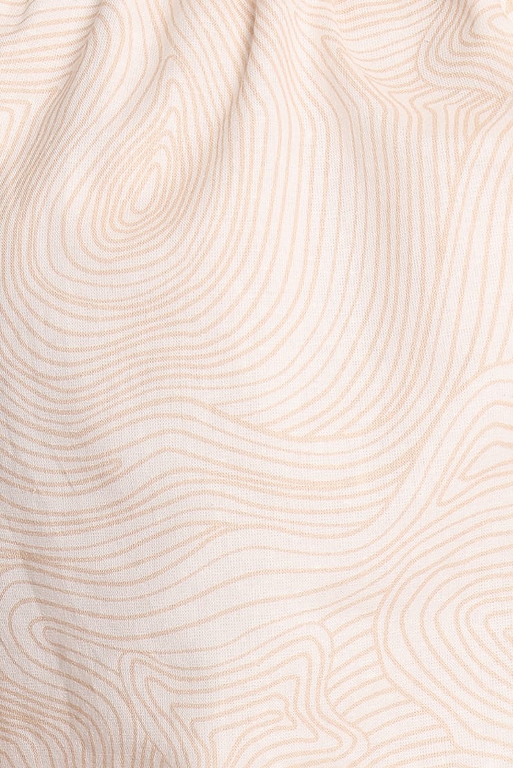 Tuliya High Waist Shorts - Tan Swirl - Image 8