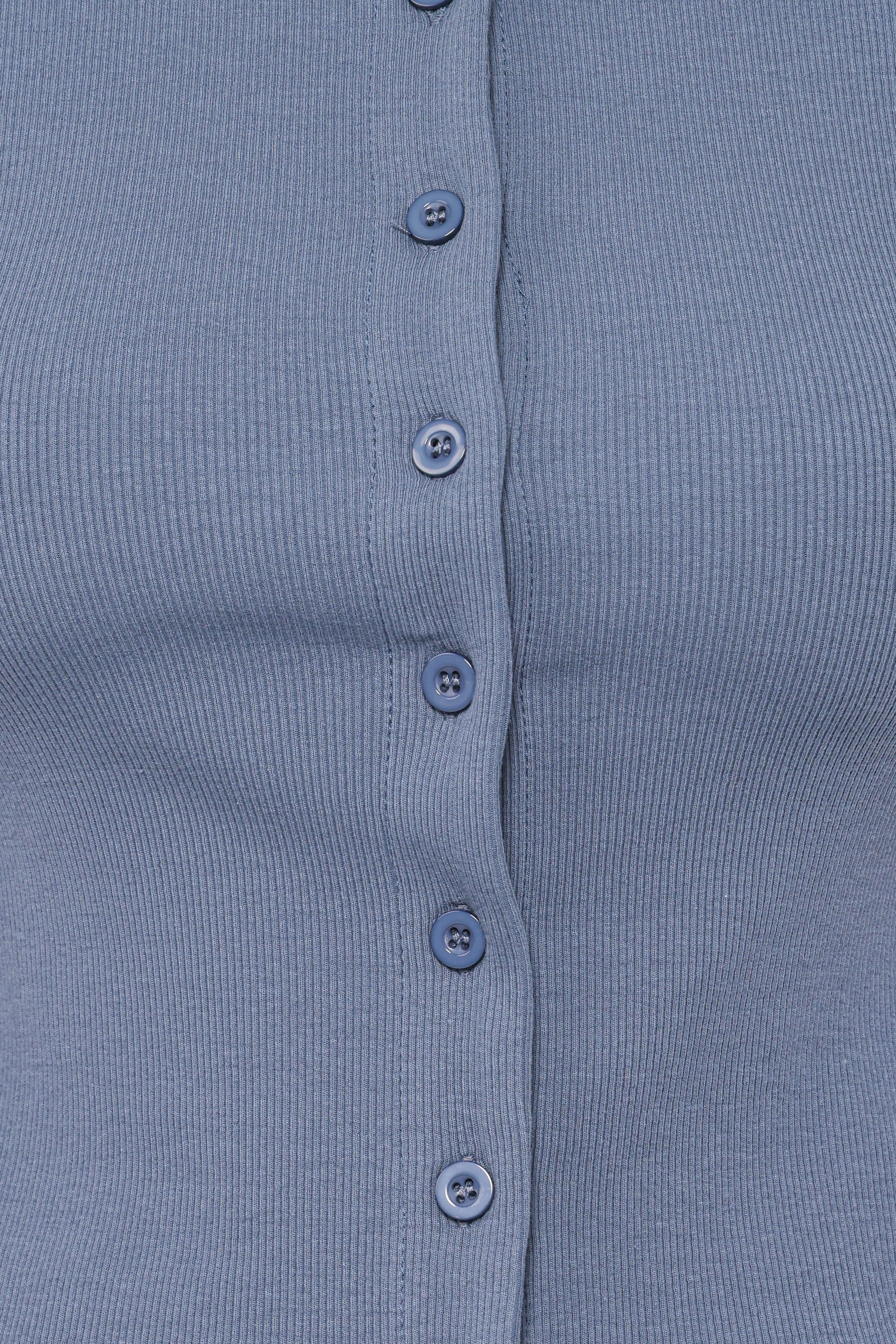 Tylarah Short Sleeve Cardigan Top - Denim Blue - Image 6