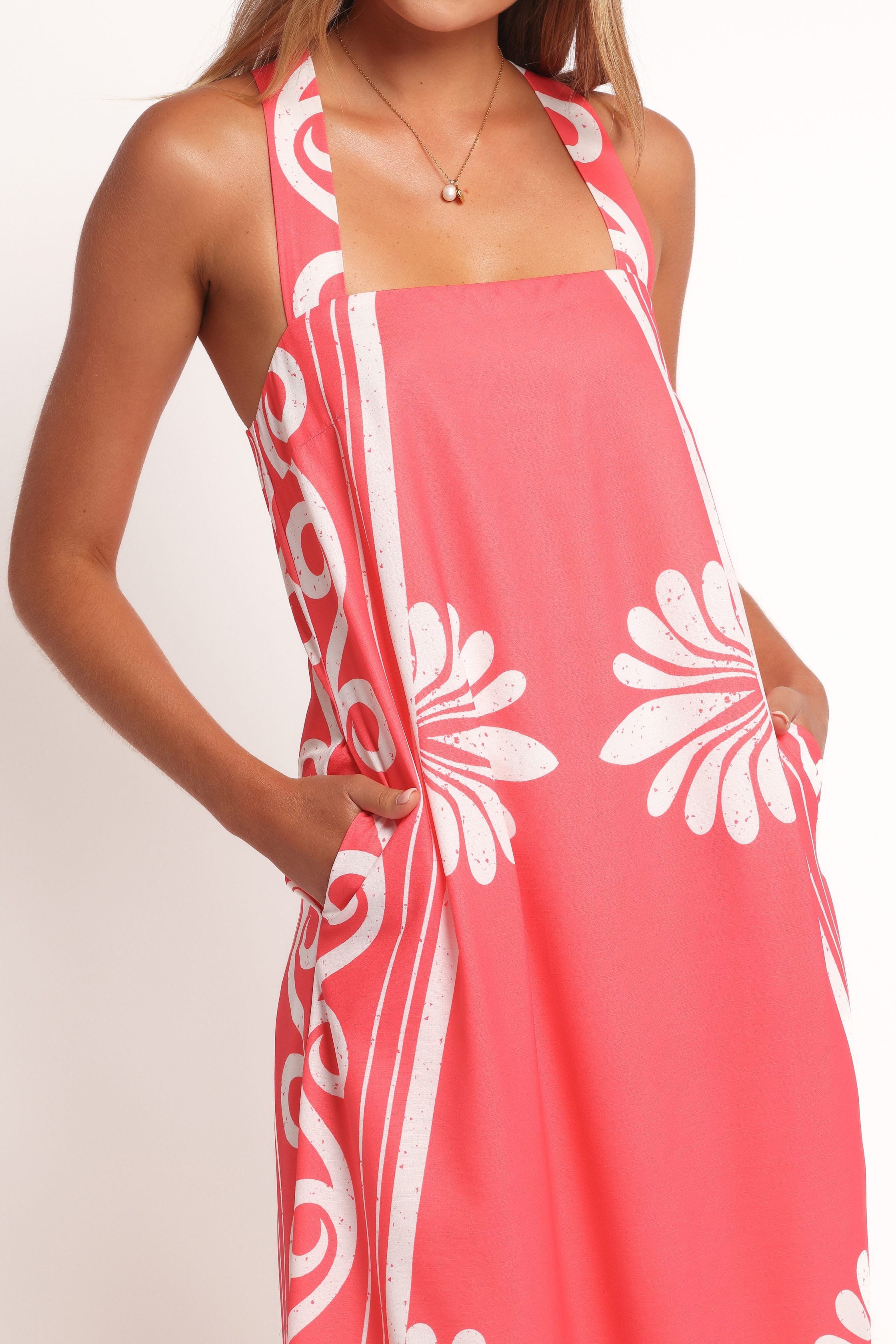Valeria Maxi Dress - Coral - Image 7