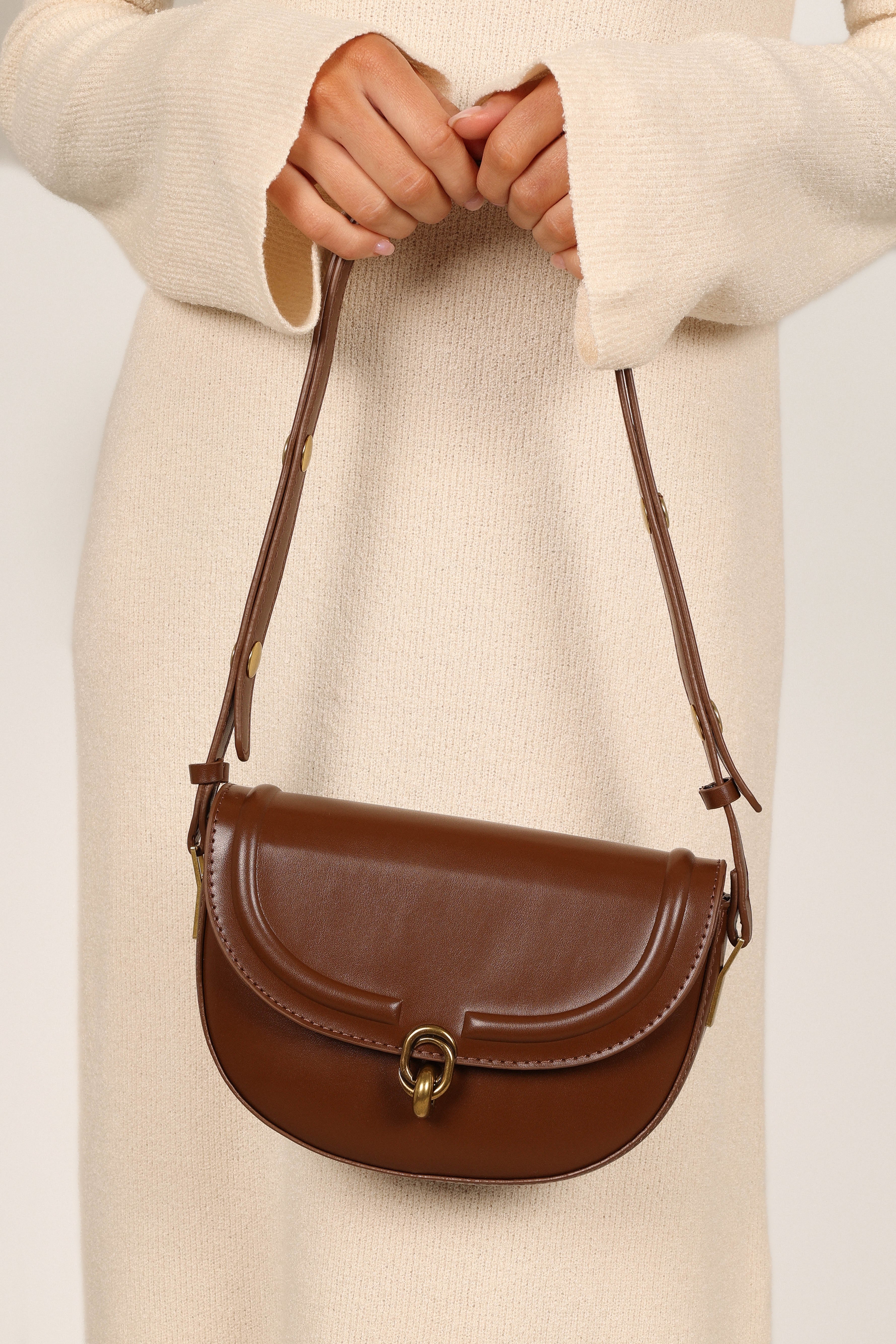 Veronica Crossbody Bag - Tan - Image 3