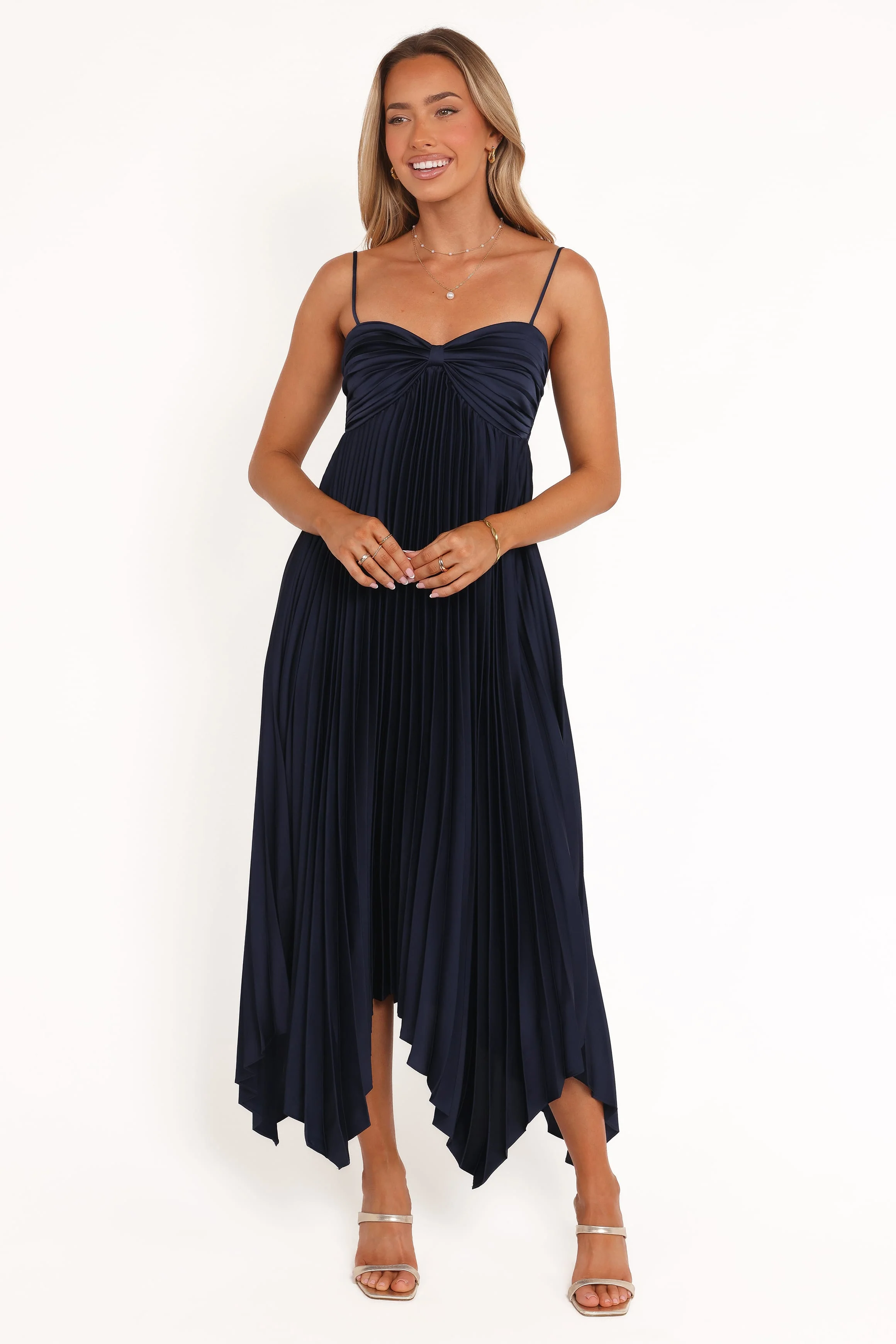 Vikki Dress - Navy - Image 3